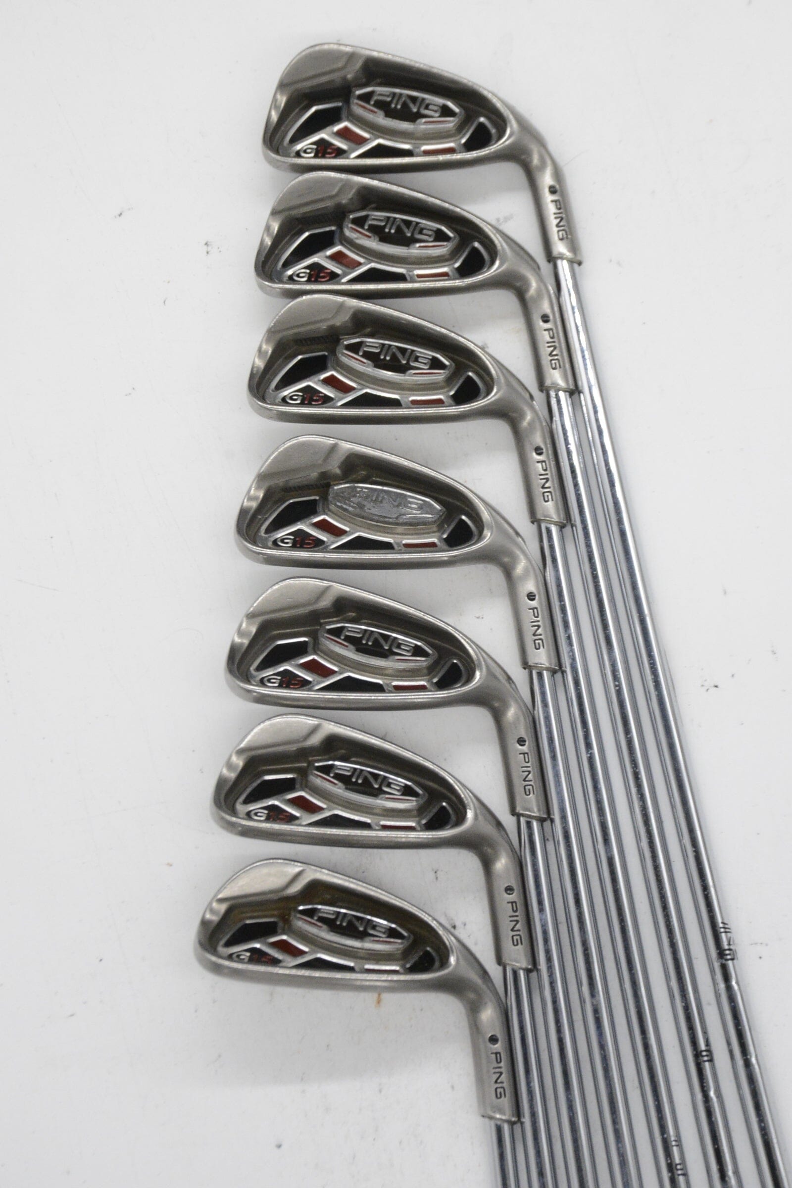 Ping G15 4-PW Iron Set S Flex Std Length Golf Clubs GolfRoots 