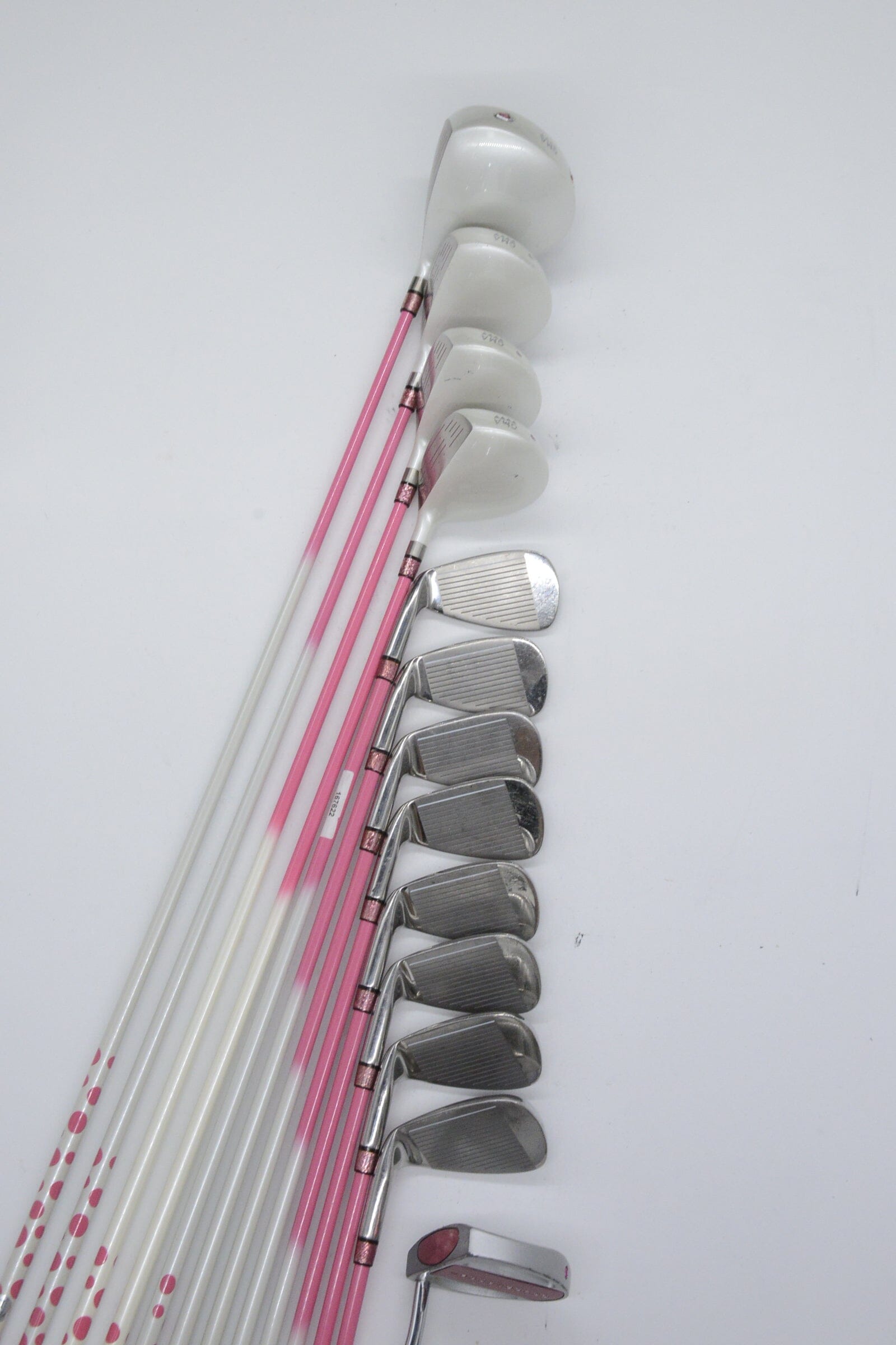 Women's GMA Sparkle Heart Mixed Full Set W Flex +0.25" Golf Clubs GolfRoots 