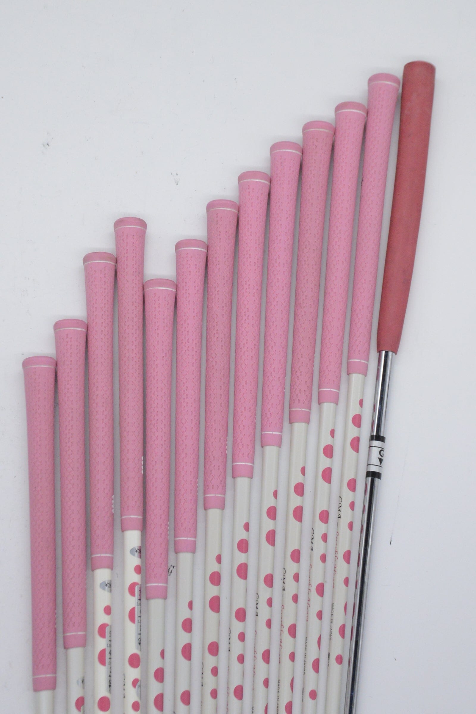 Women's GMA Sparkle Heart Mixed Full Set W Flex +0.25" Golf Clubs GolfRoots 