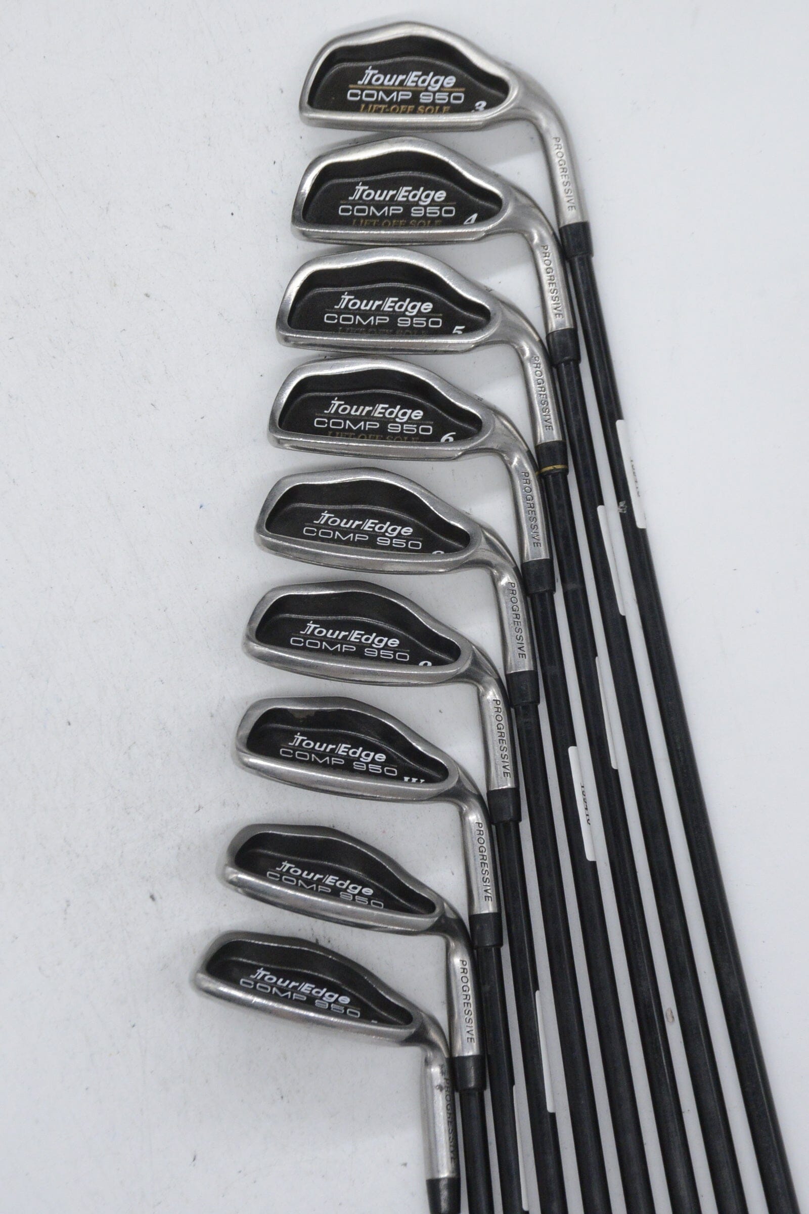 Tour Edge CoMP-950 3-6, 8-PW, SW-LW Iron Set R Flex Std Length Golf Clubs GolfRoots 