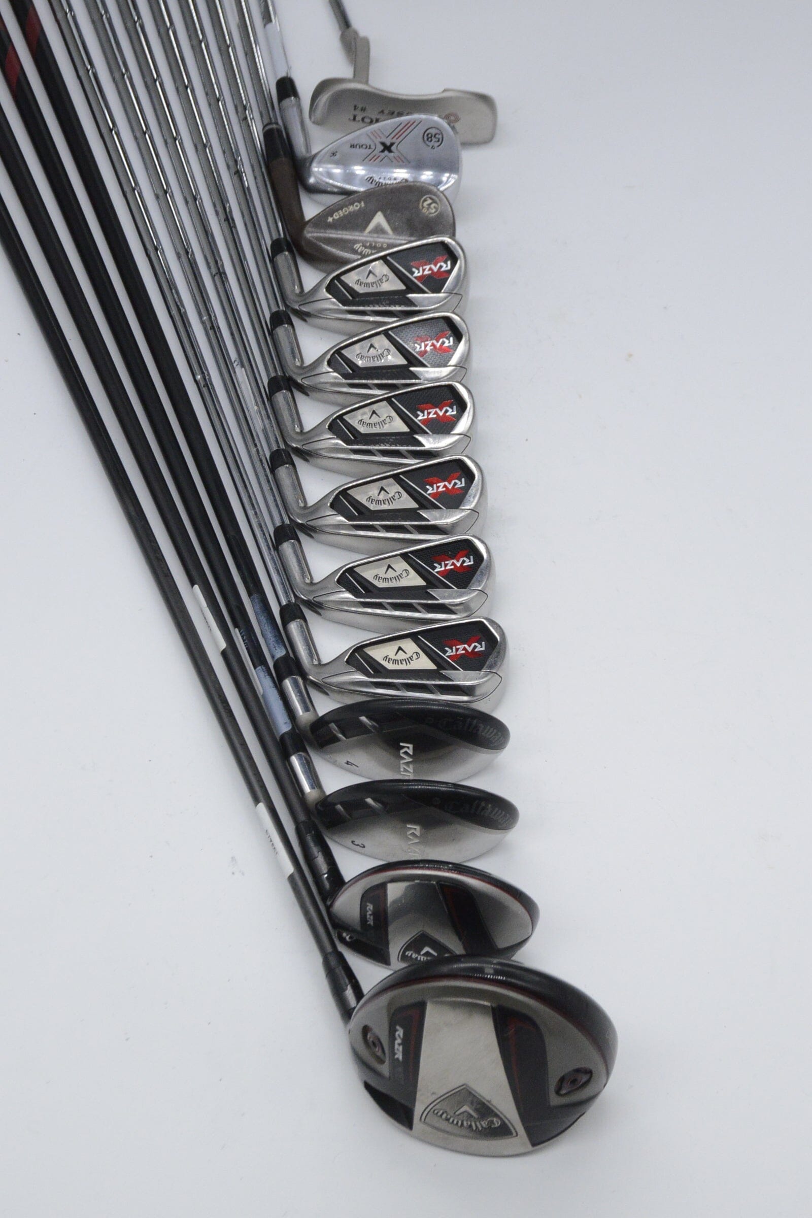 Callaway RAZR X Mixed Full Set S Flex -0.5" Golf Clubs GolfRoots 