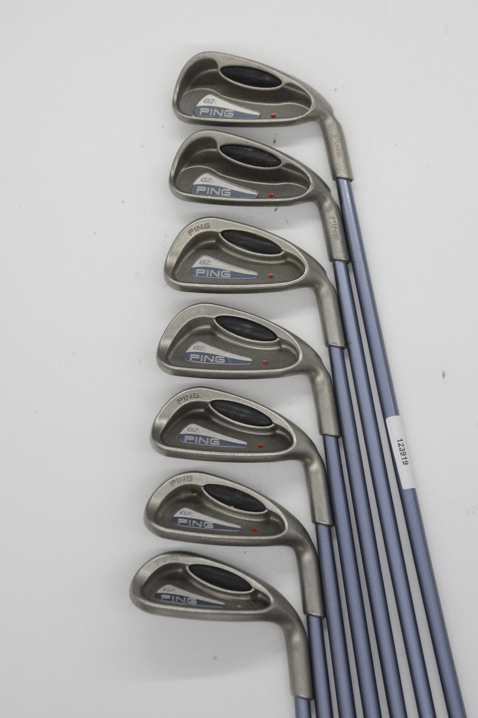 Women's Ping G2L 4-5, 7-PW, SW Iron Set W Flex -0.25" Golf Clubs GolfRoots 