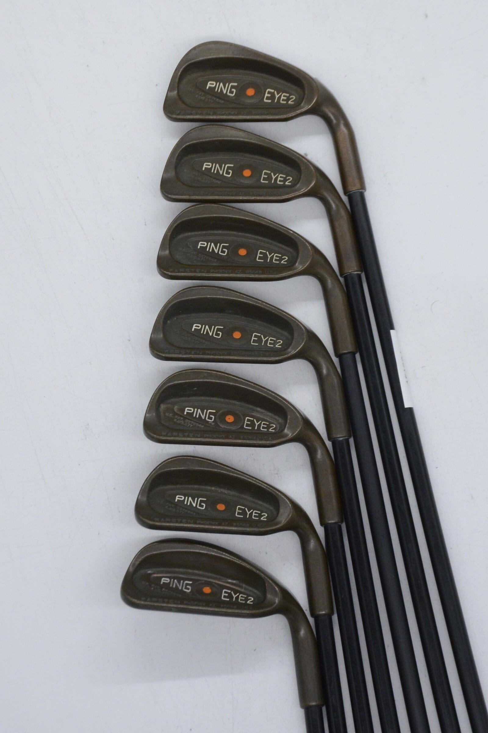Ping Eye 2 Beryllium Copper 3-8, PW Iron Set R Flex +0.75" Golf Clubs GolfRoots 