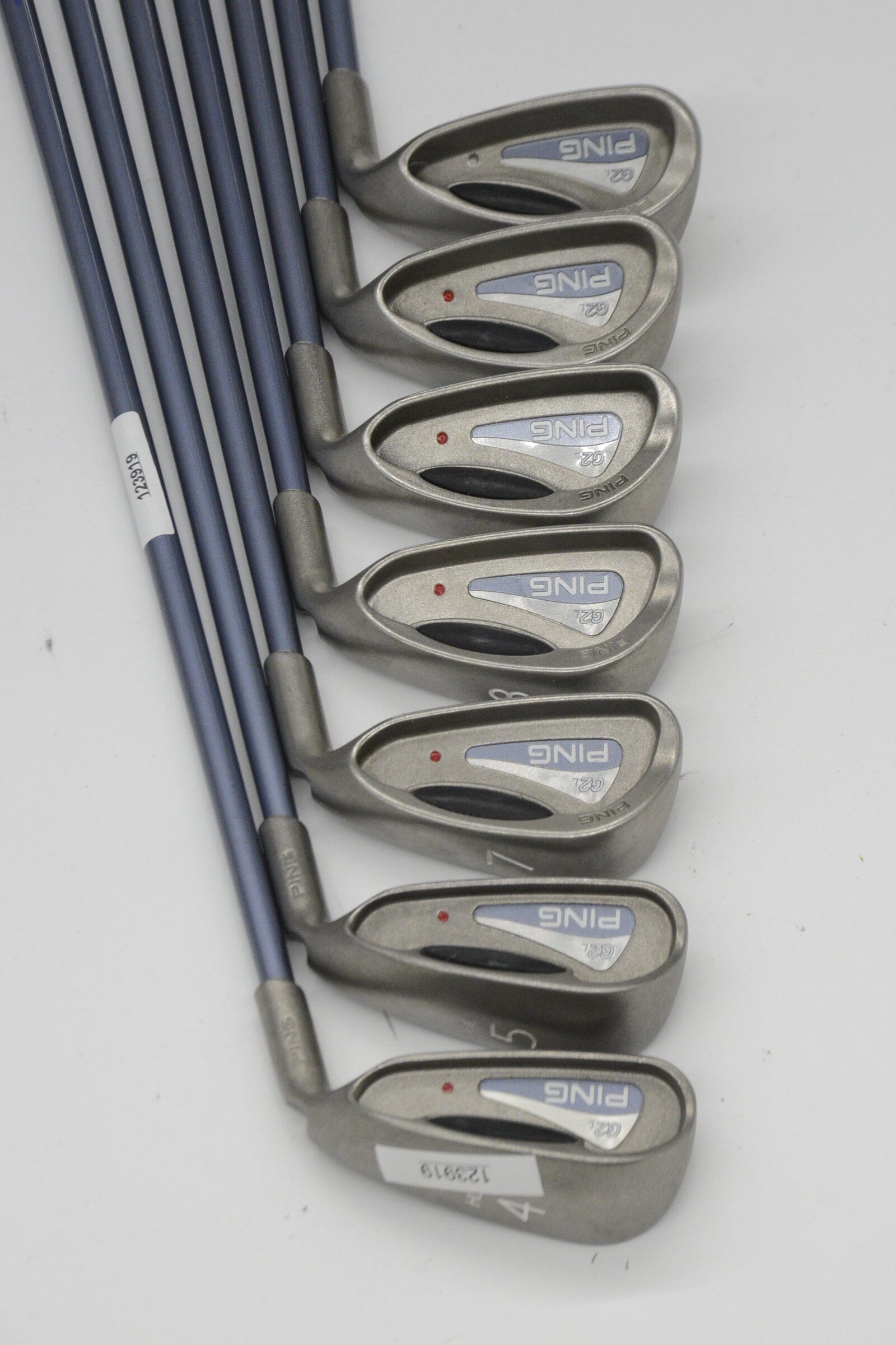 Women's Ping G2L 4-5, 7-PW, SW Iron Set W Flex -0.25" Golf Clubs GolfRoots 