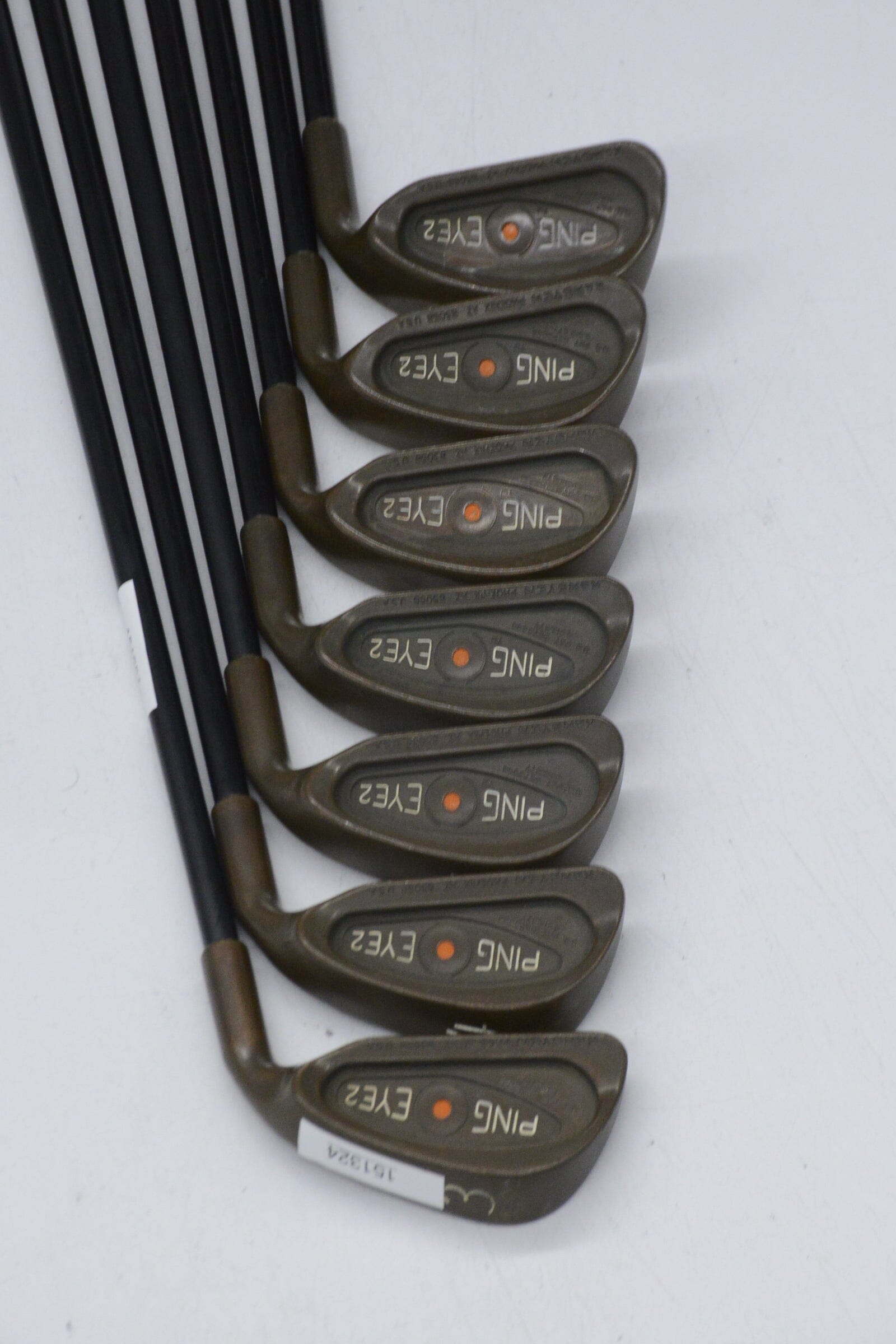 Ping Eye 2 Beryllium Copper 3-8, PW Iron Set R Flex +0.75" Golf Clubs GolfRoots 