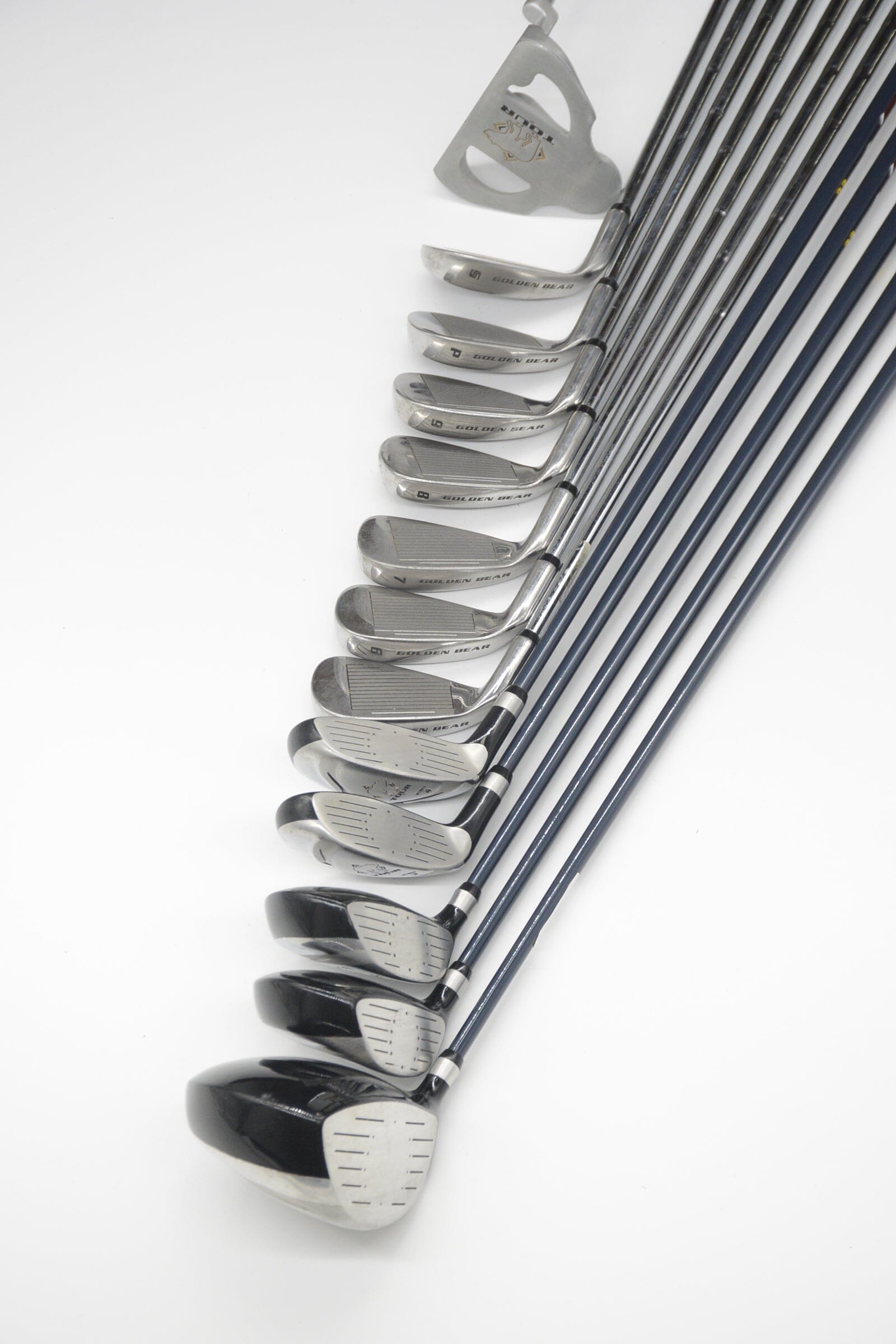 Golden Bear Hi Launch Tour Mixed Full Set Uniflex Std Length Golf Clubs GolfRoots 