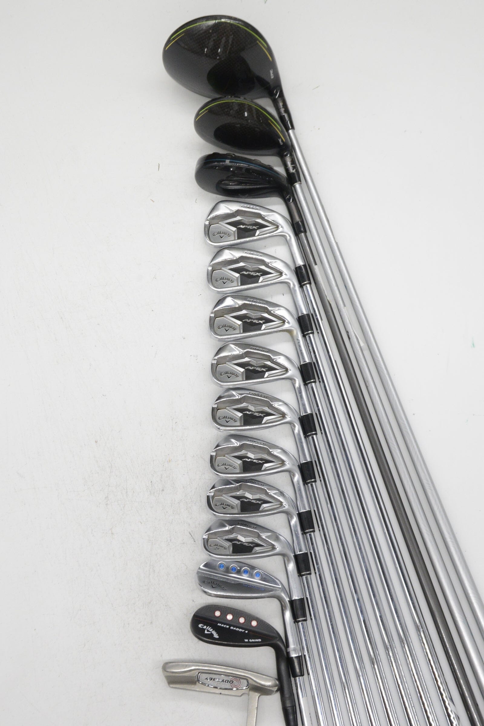 Callaway Apex 19 Mixed Full Set S Flex +0.5" Golf Clubs GolfRoots 