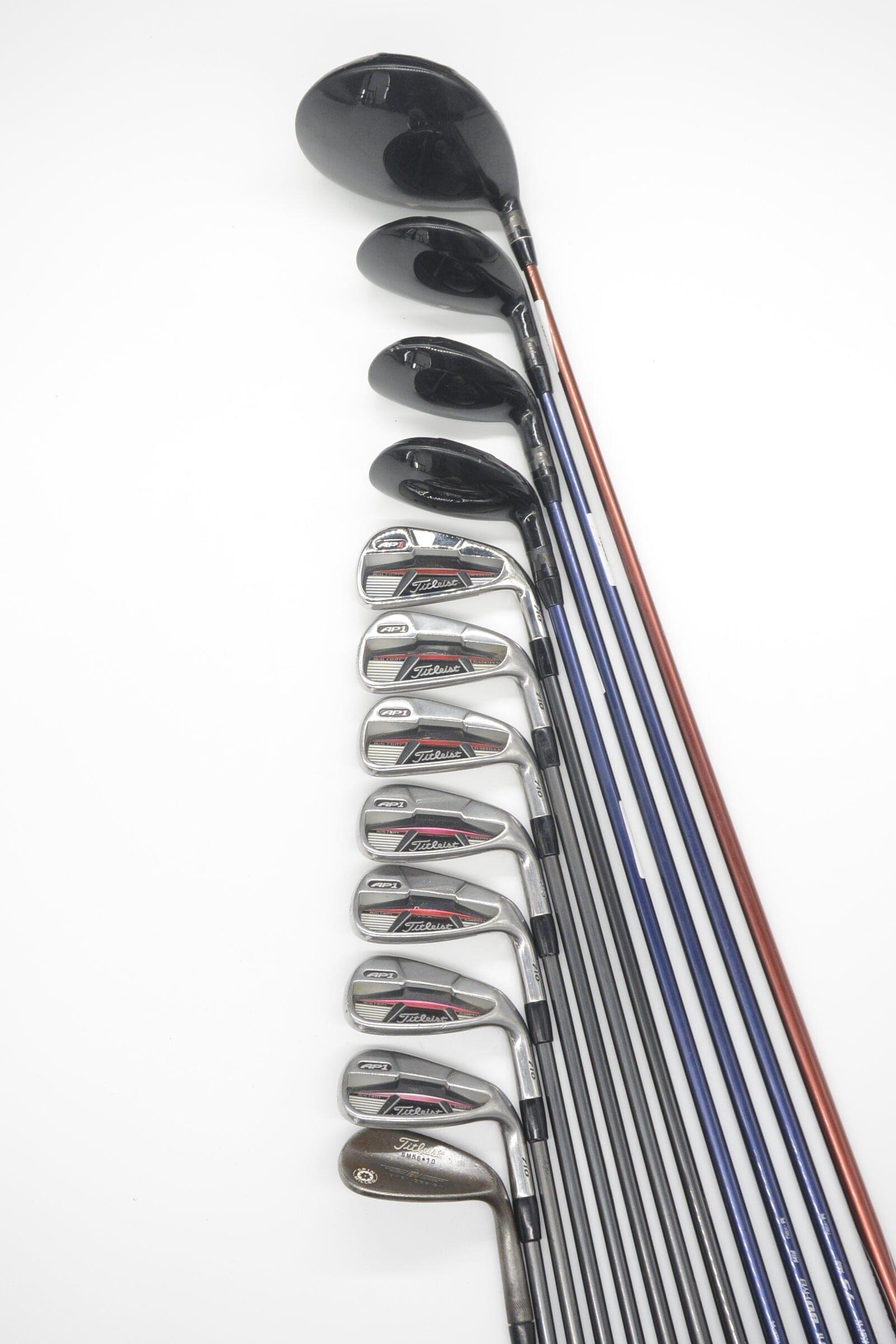 Titleist 710 AP1 Mixed Full Set R Flex -0.25" Golf Clubs GolfRoots 