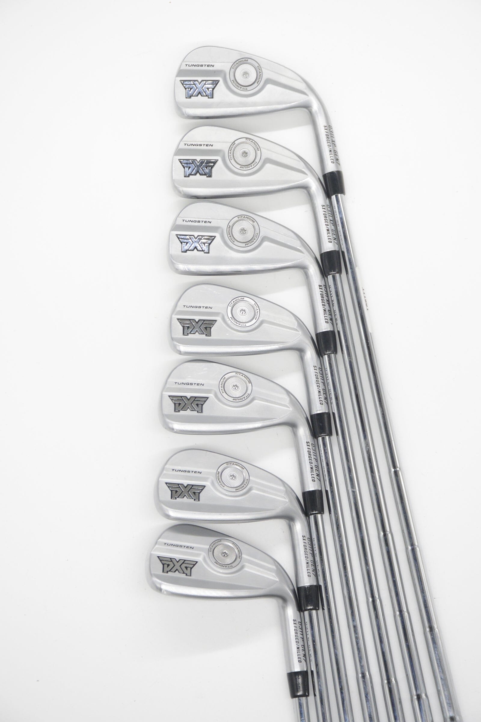 PXG 0311P Gen 7 Chrome 4-PW Iron Set S Flex Std Length Golf Clubs GolfRoots 