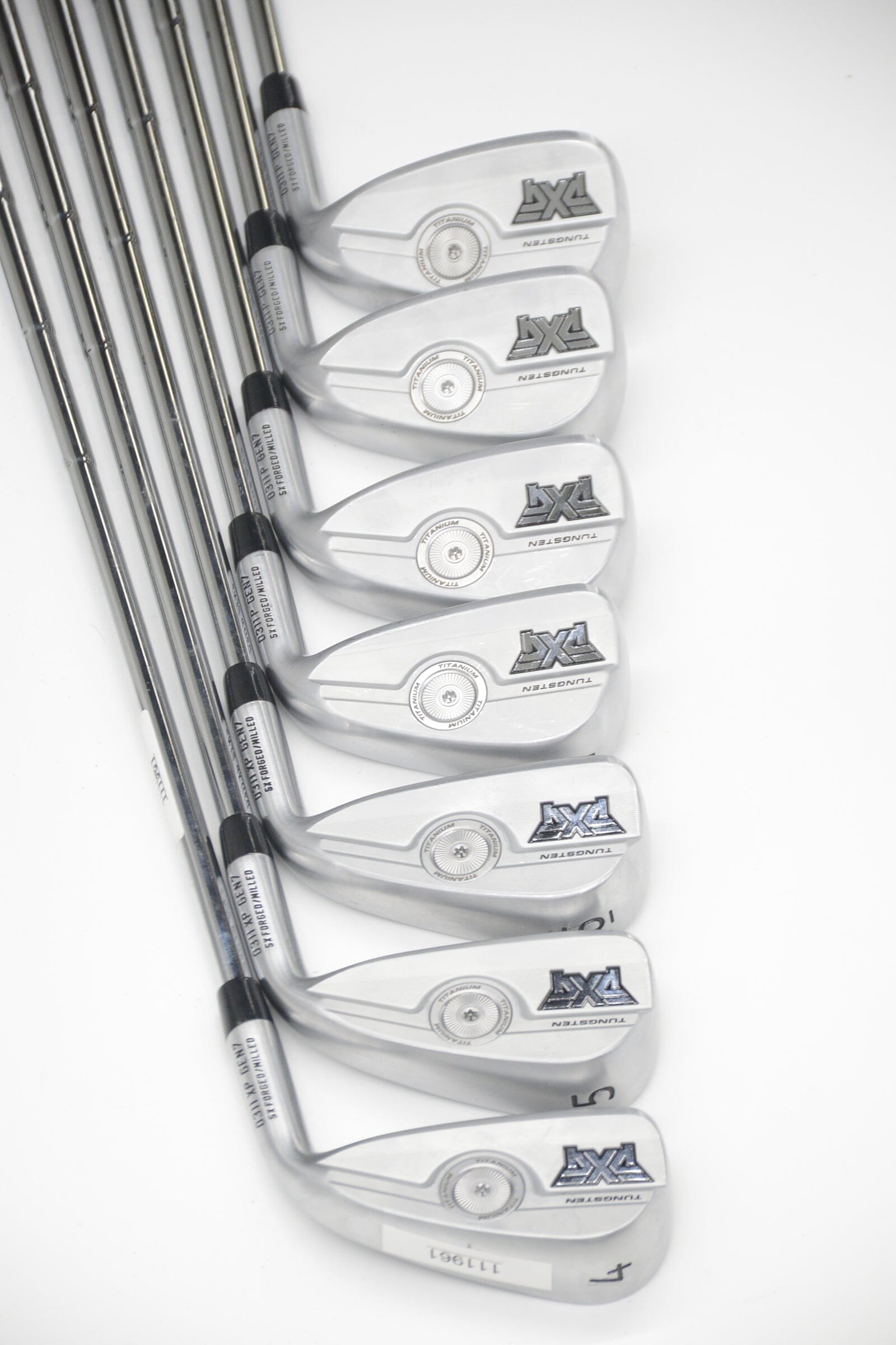 PXG 0311P Gen 7 Chrome 4-PW Iron Set S Flex Std Length Golf Clubs GolfRoots 