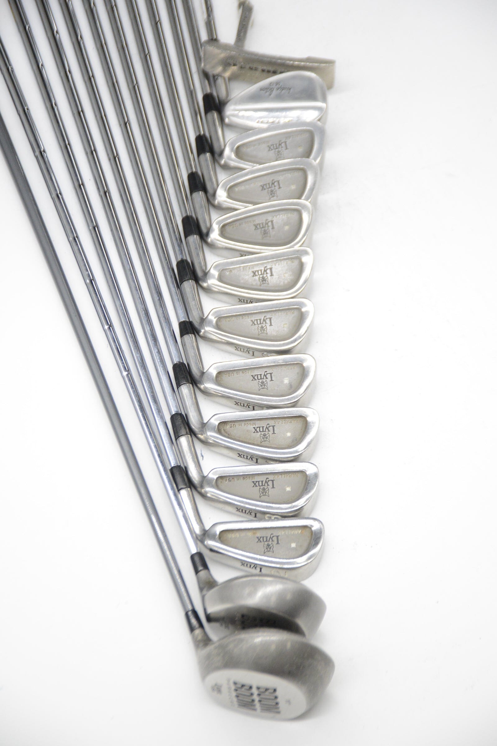 Lynx Parallax Mixed Full Set S Flex -0.25" Golf Clubs GolfRoots 