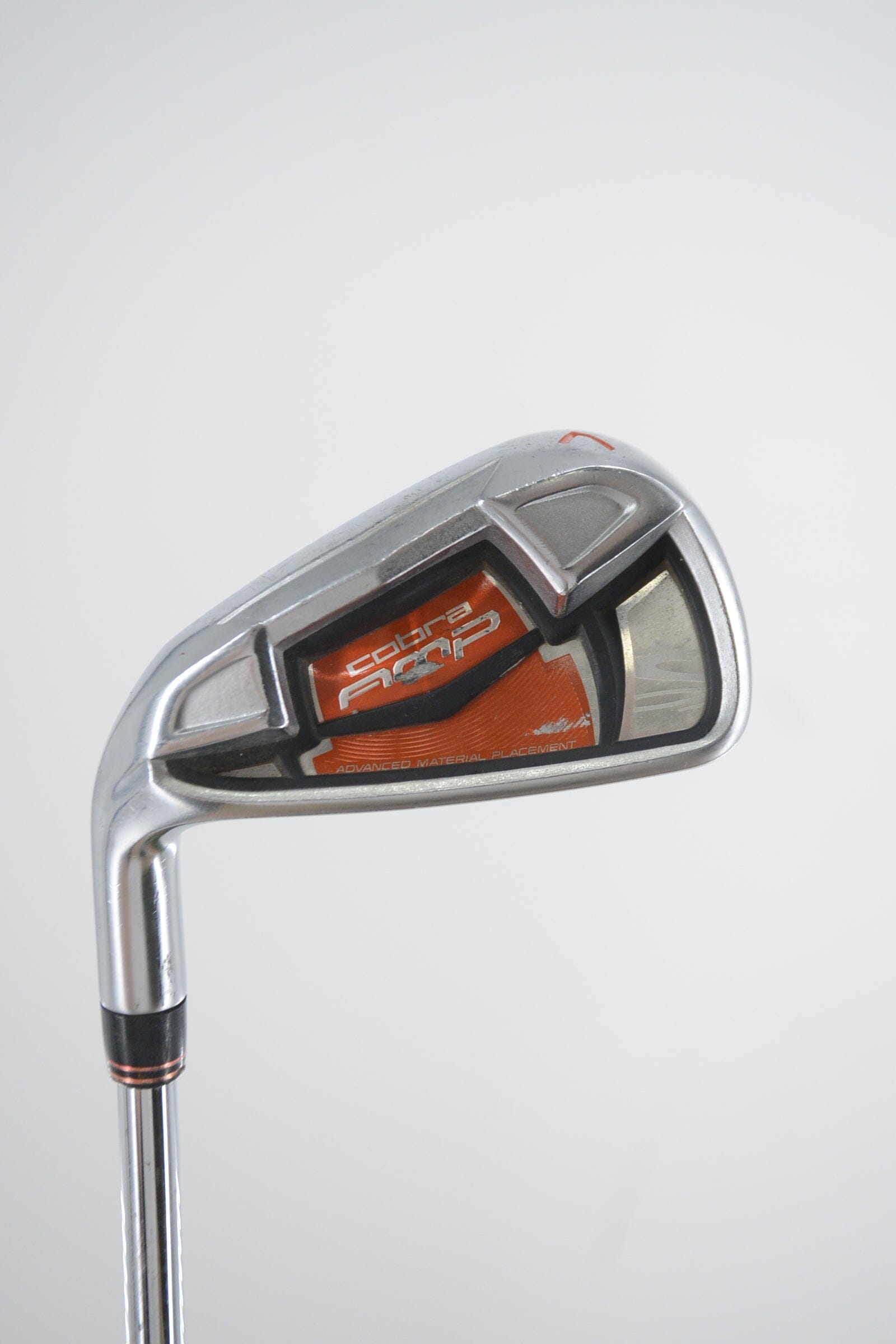 Lefty Cobra Amp Cell Orange 7 Iron S Flex 37.25" Golf Clubs GolfRoots 