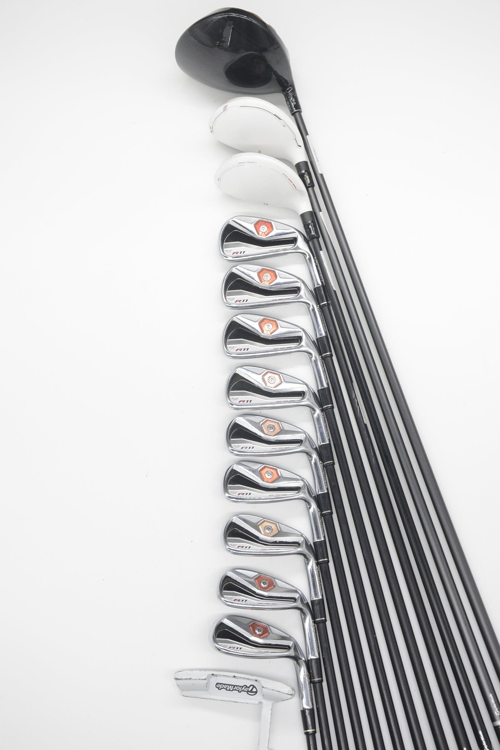 TaylorMade R11 Mixed Full Set R Flex -0.25" Golf Clubs GolfRoots 