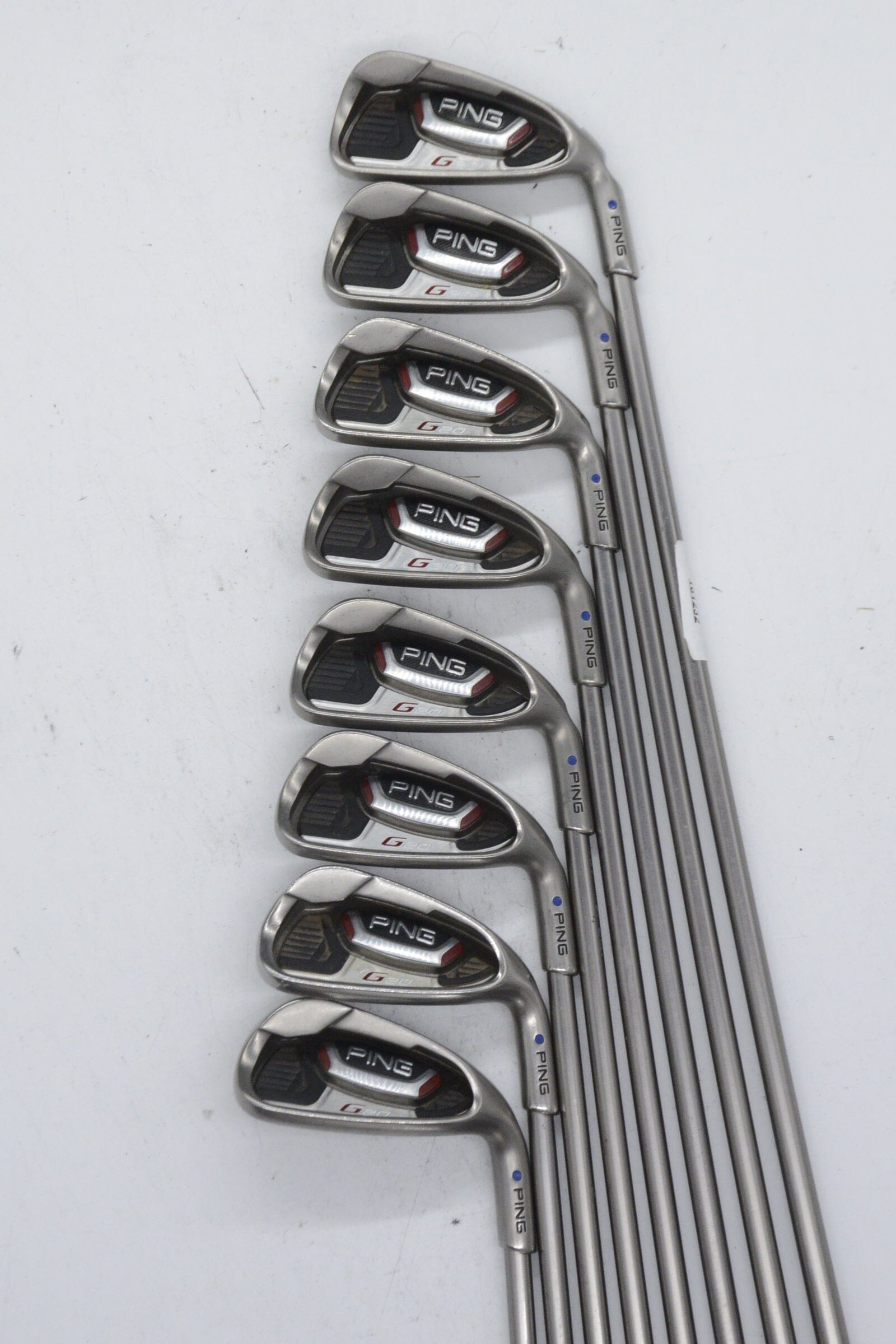 Ping G20 3-PW Iron Set SR Flex -0.5" Golf Clubs GolfRoots 