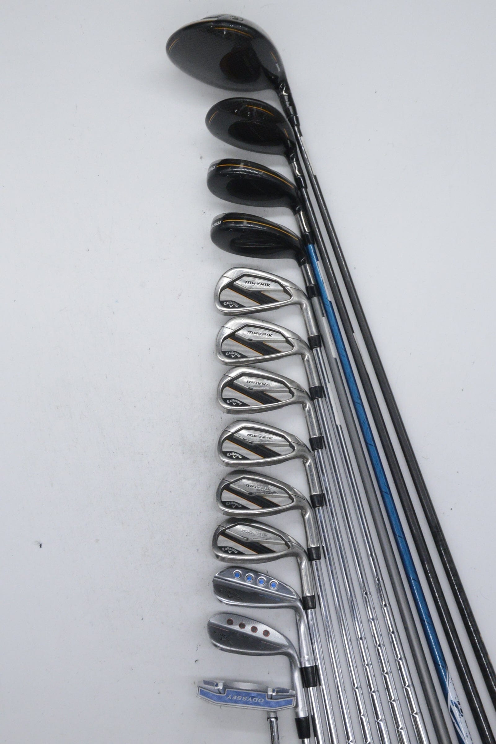 Callaway Mavrik Mixed Full Set S Flex +0.25" Golf Clubs GolfRoots 