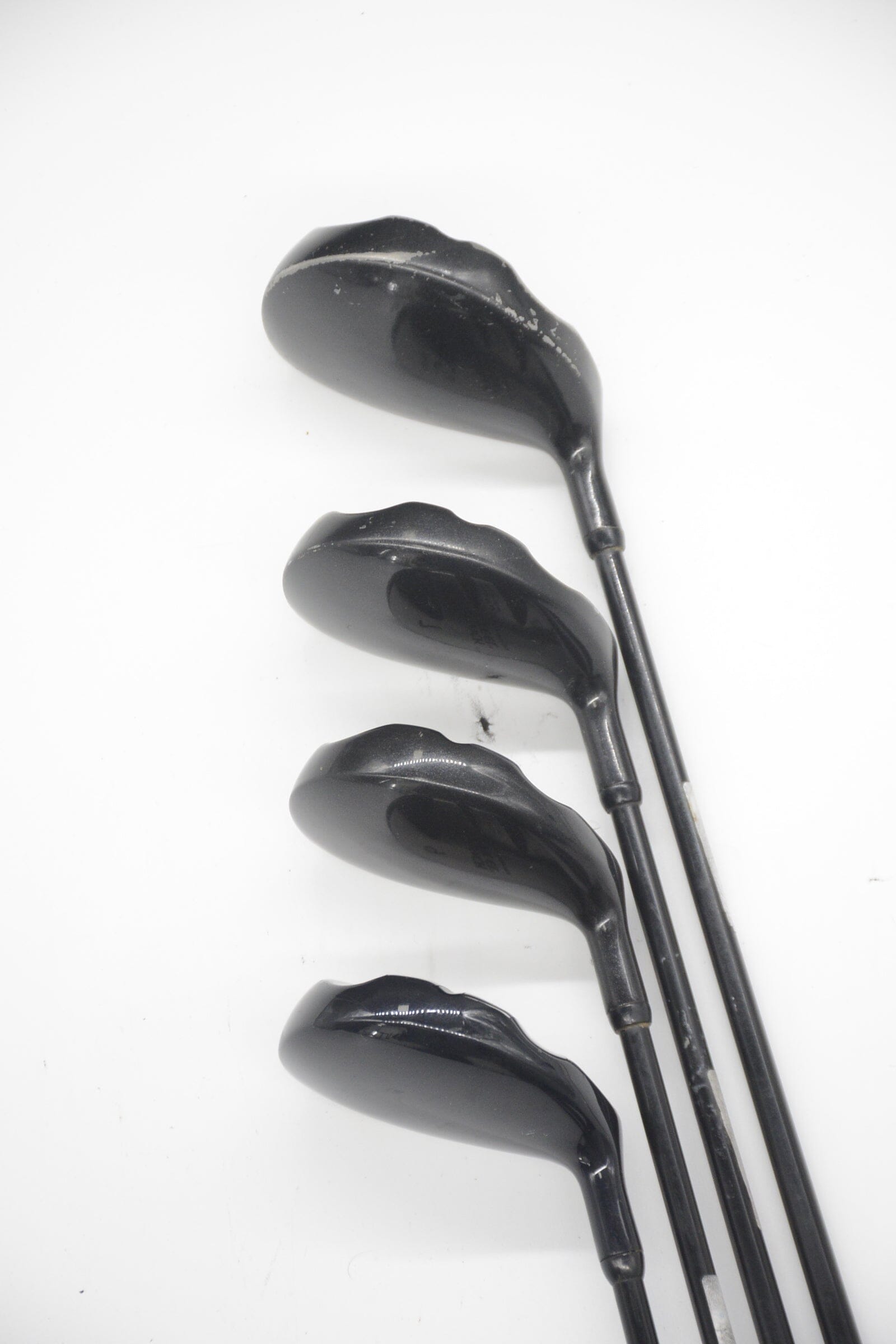 Master Grip Black Steel 3W, 5W, 7W, 9W Wood Set R Flex Golf Clubs GolfRoots 