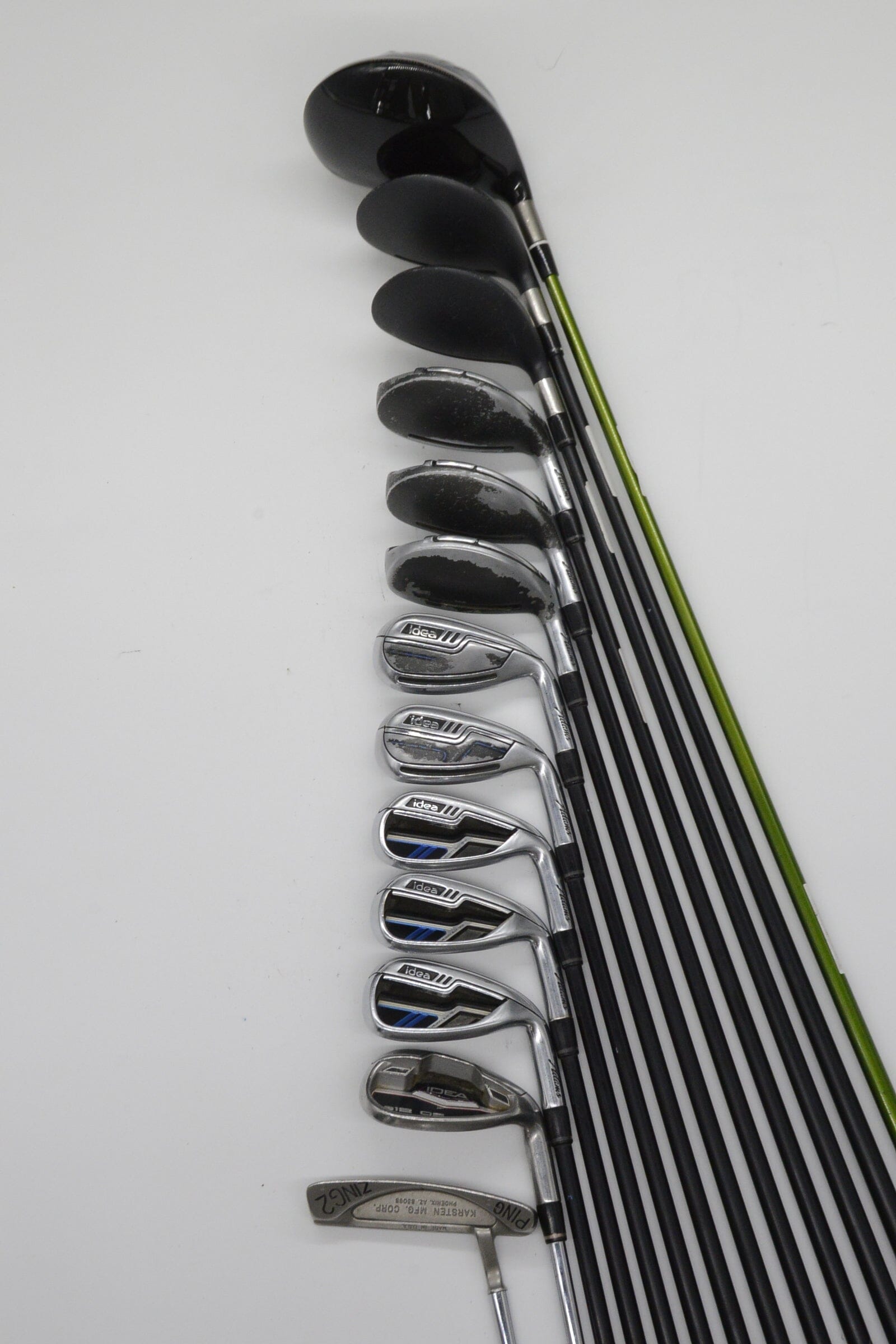 Adams Idea 2014 Mixed Full Set R Flex Std Length Golf Clubs GolfRoots 
