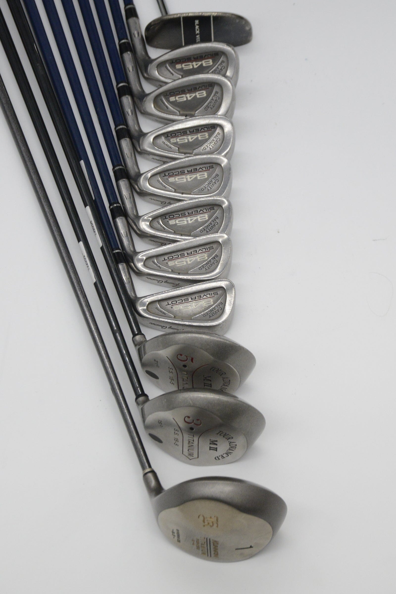 Tommy Armour 845S Silver Scot Mixed Full Set S Flex -0.25" Golf Clubs GolfRoots 