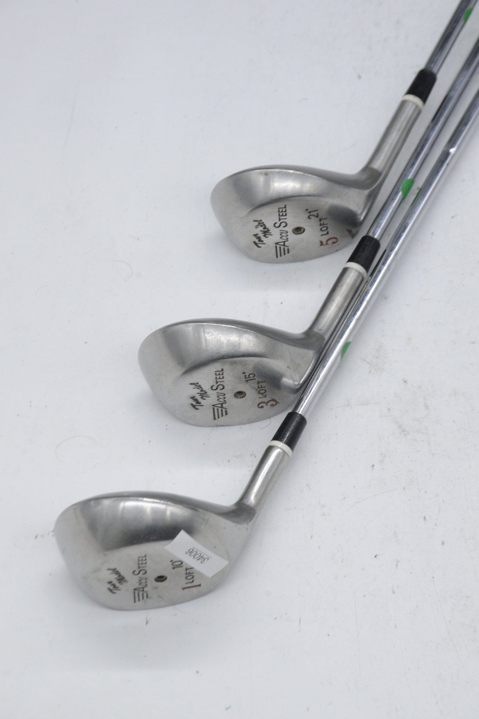 Lefty Tour Model Accu Steel D, 3W, 5W Wood Set S Flex Golf Clubs GolfRoots 