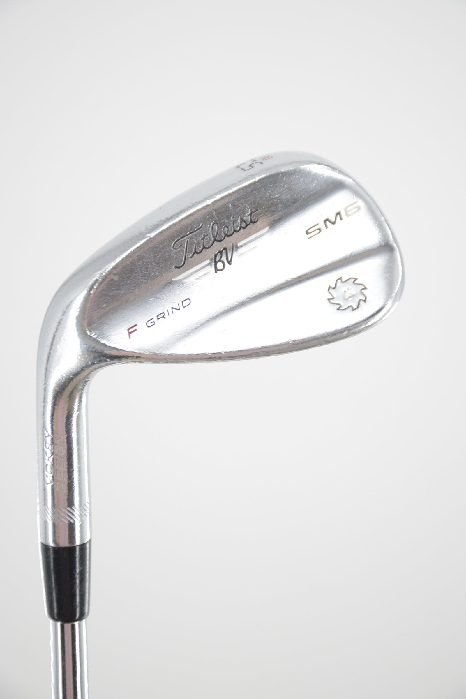 Lefty Titleist Vokey SM6 Tour Chrome 52 Degree Wedge Wedge Flex 36"