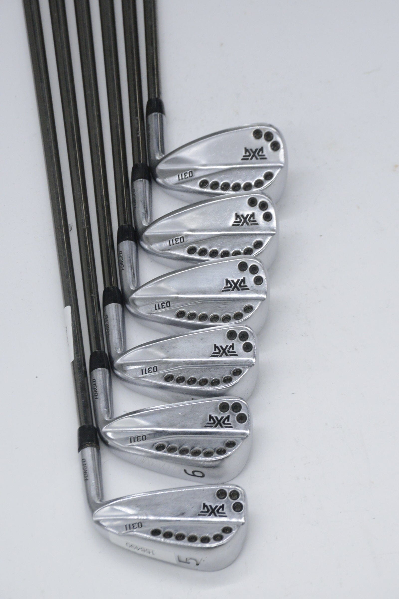 PXG 0311 Chrome 5-PW Iron Set R Flex Std Length Golf Clubs GolfRoots 
