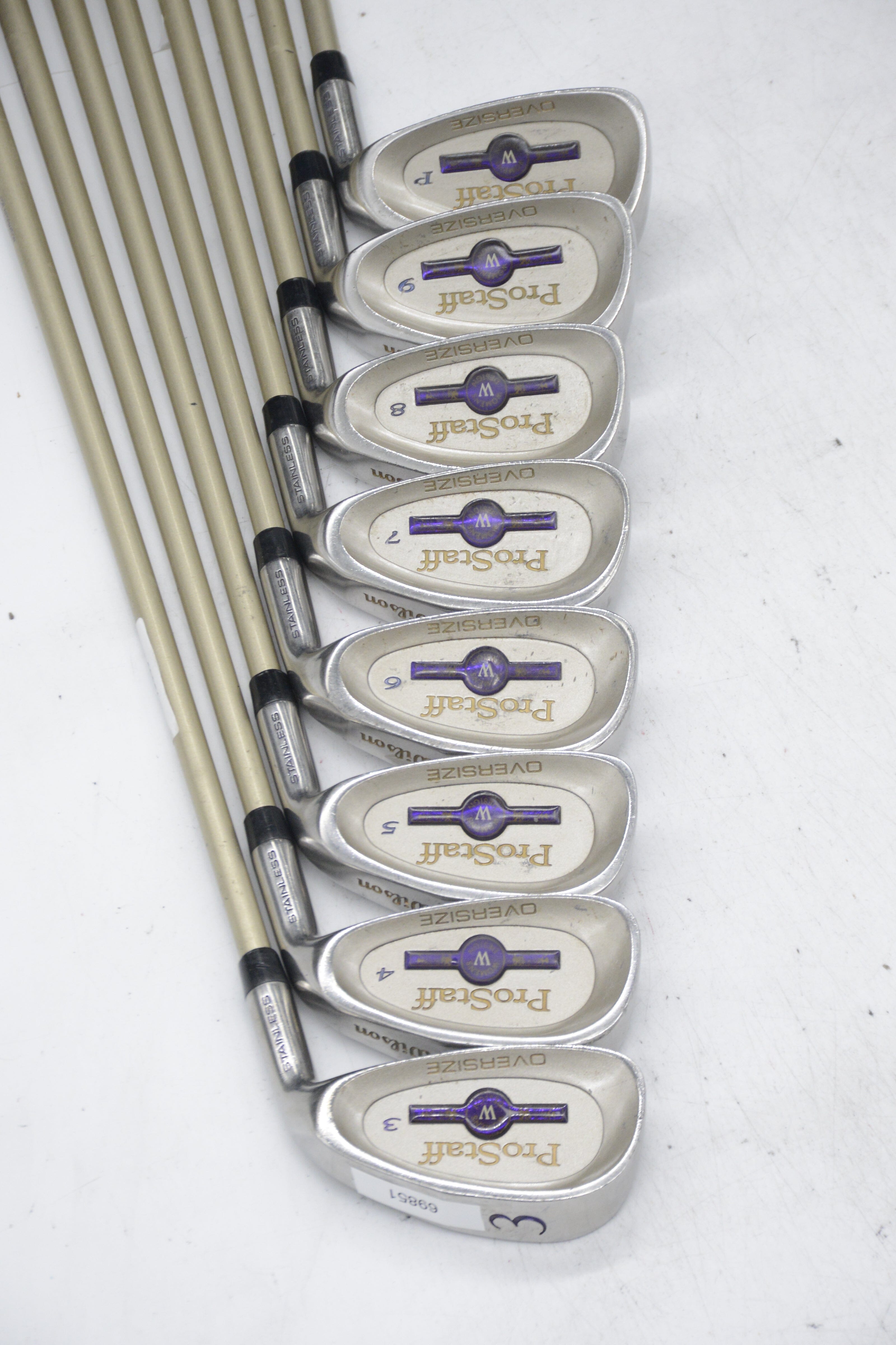 Women's Wilson Pro Staff Oversize 3-PW Iron Set W Flex -0.5" Golf Clubs GolfRoots 