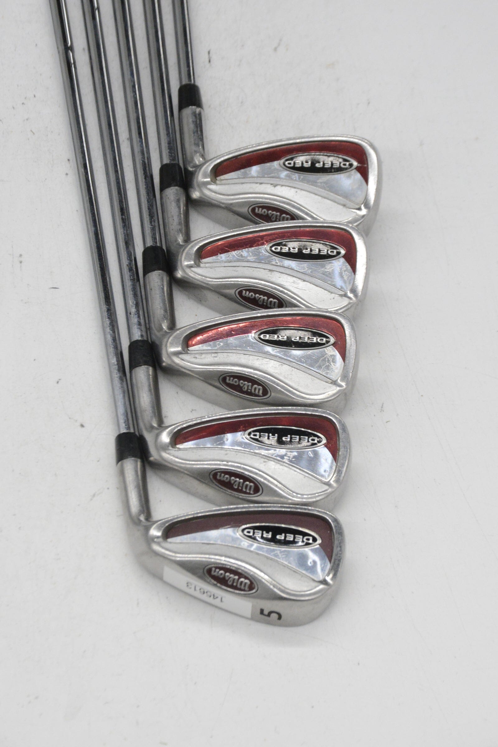 Wilson Deep Red 5-6, 8-PW Iron Set S Flex -0.75" Golf Clubs GolfRoots 