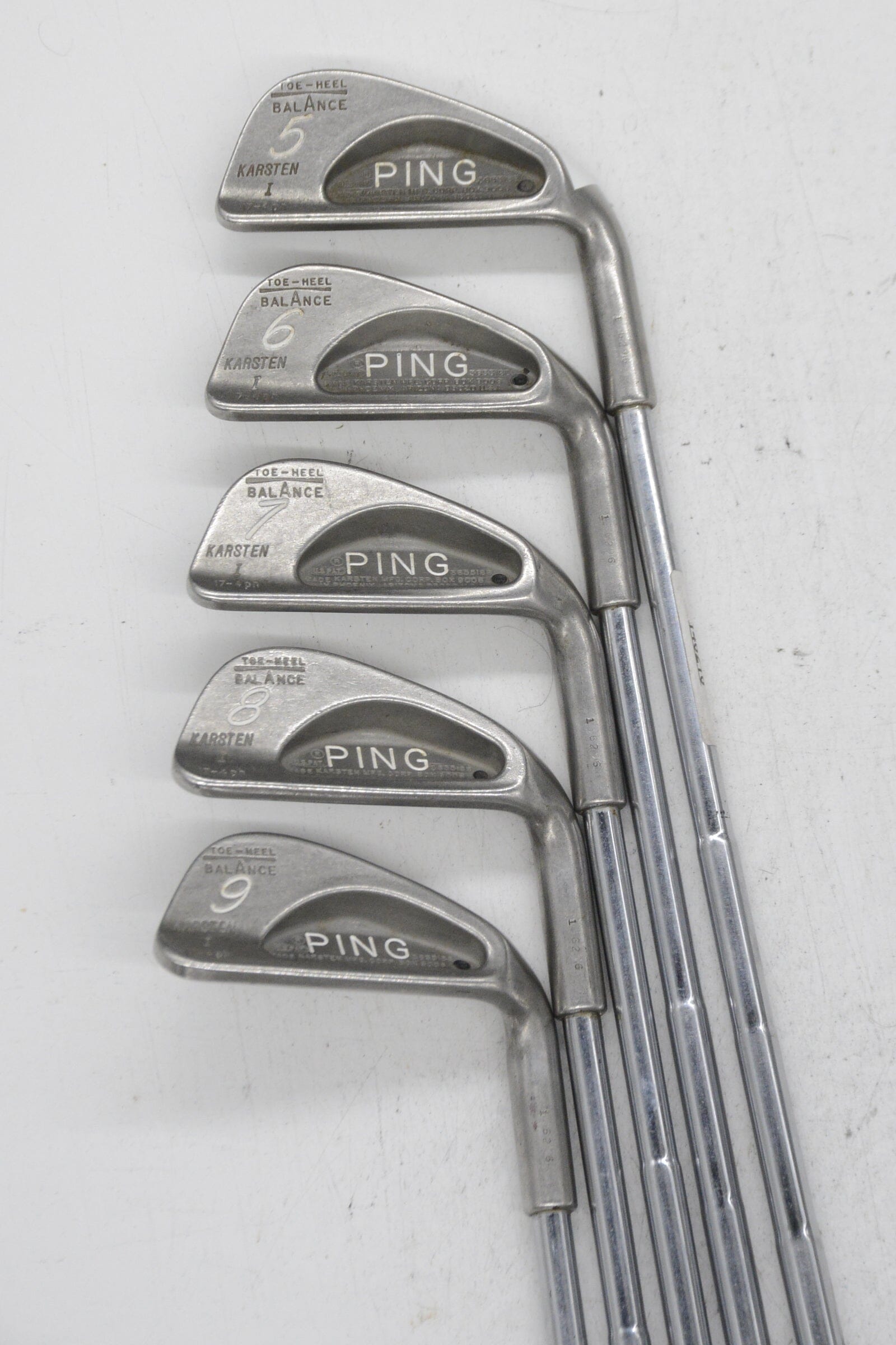 Ping Karsten I 5-9 Iron Set S Flex -0.5" Golf Clubs GolfRoots 