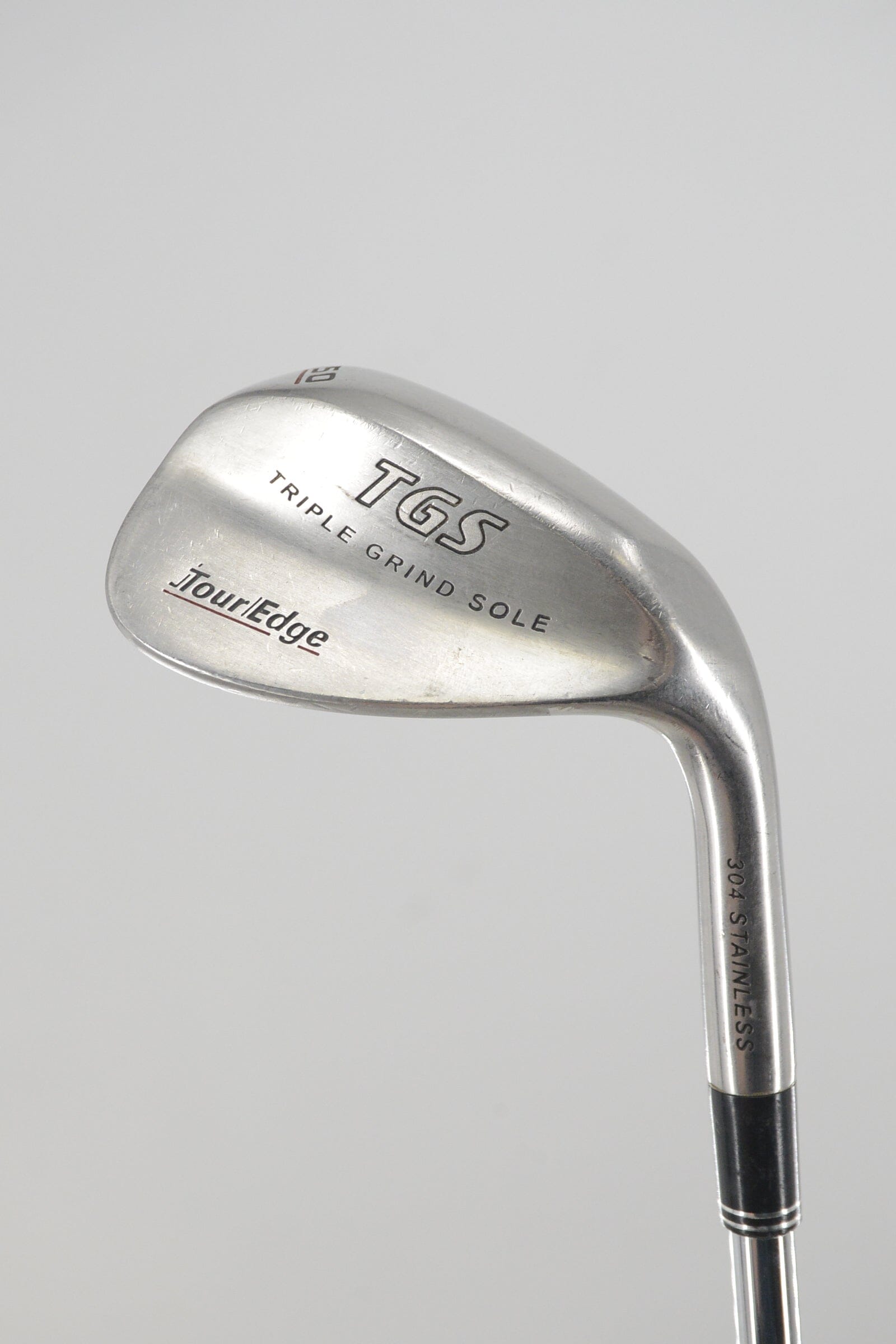 Tour Edge TGS Triple Grind Sole Stainless 50 Degree Wedge Wedge Flex 34.75" Golf Clubs GolfRoots 