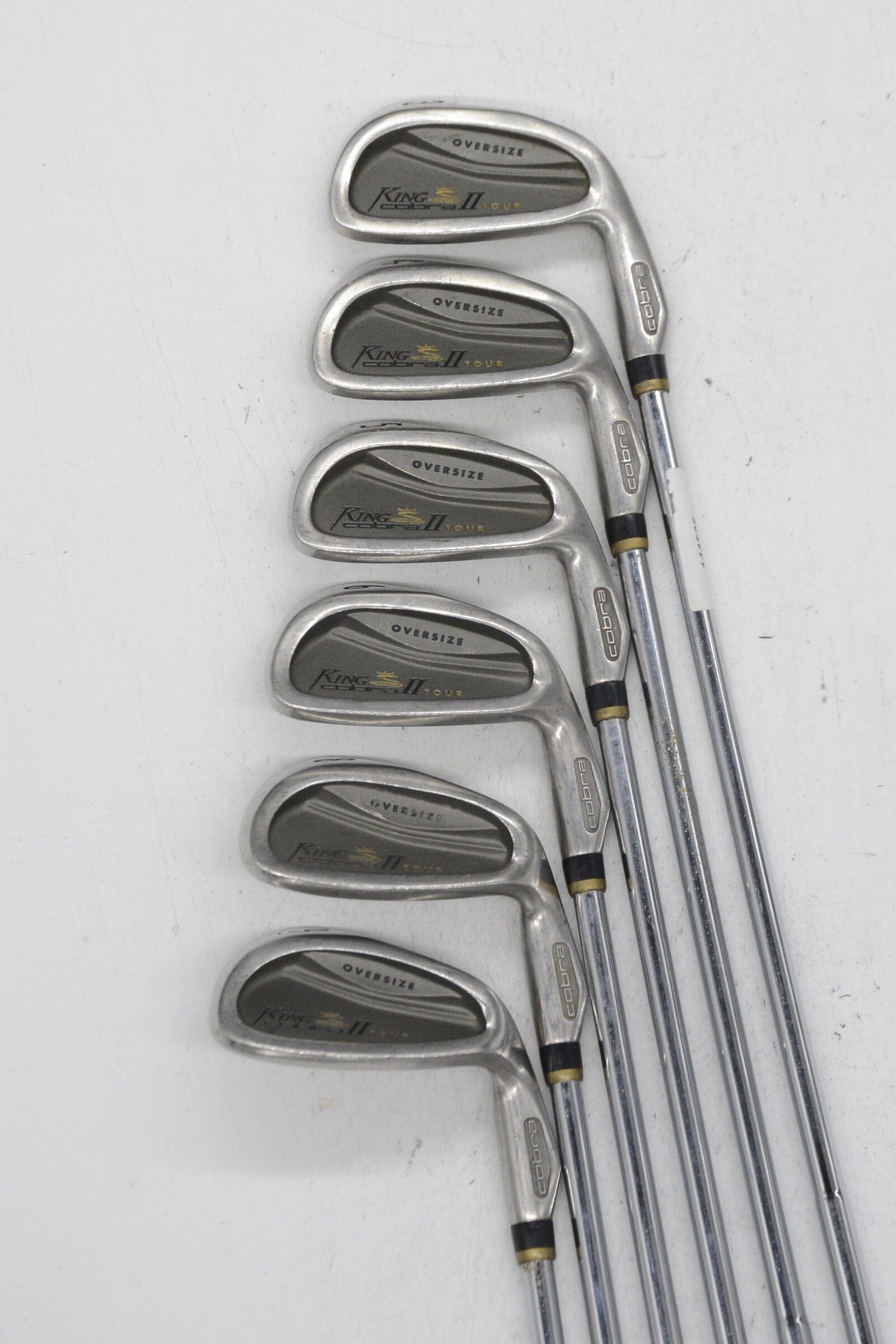 Cobra King Cobra 2 Tour Oversize 3-6, 8-9 Iron Set R Flex +0.5" Golf Clubs GolfRoots 