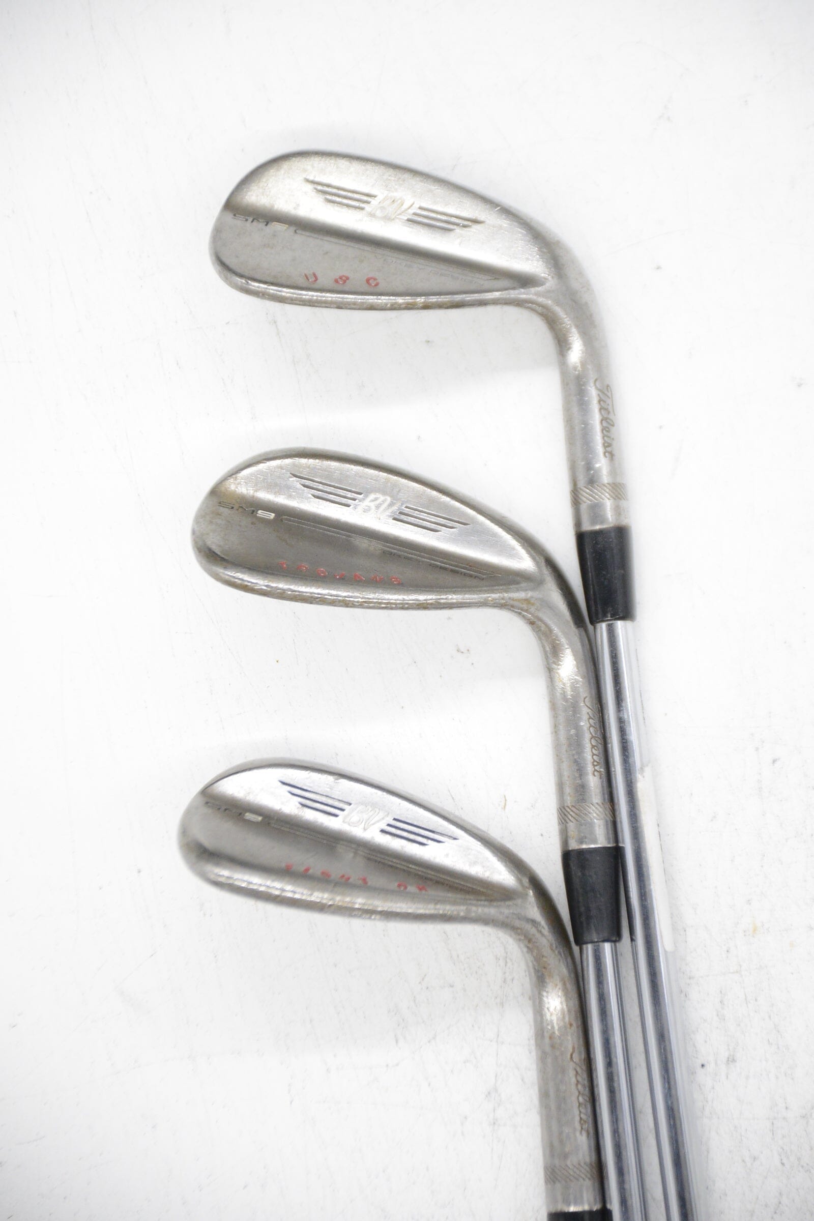 Titleist Vokey SM9 Raw 50, 54, 60 Degree Wedge Set S Flex