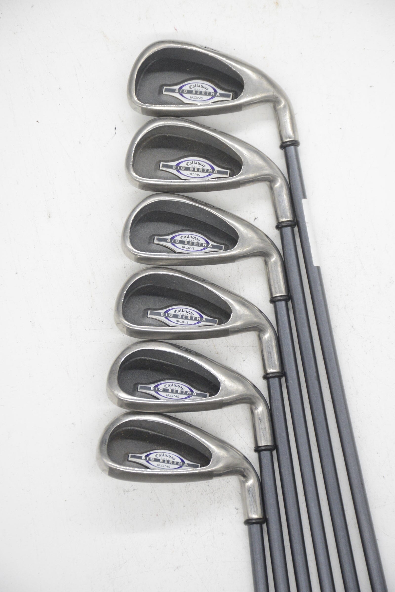 Women's Callaway Big Bertha 2002 4-9 Iron Set W Flex -0.5" Golf Clubs GolfRoots 