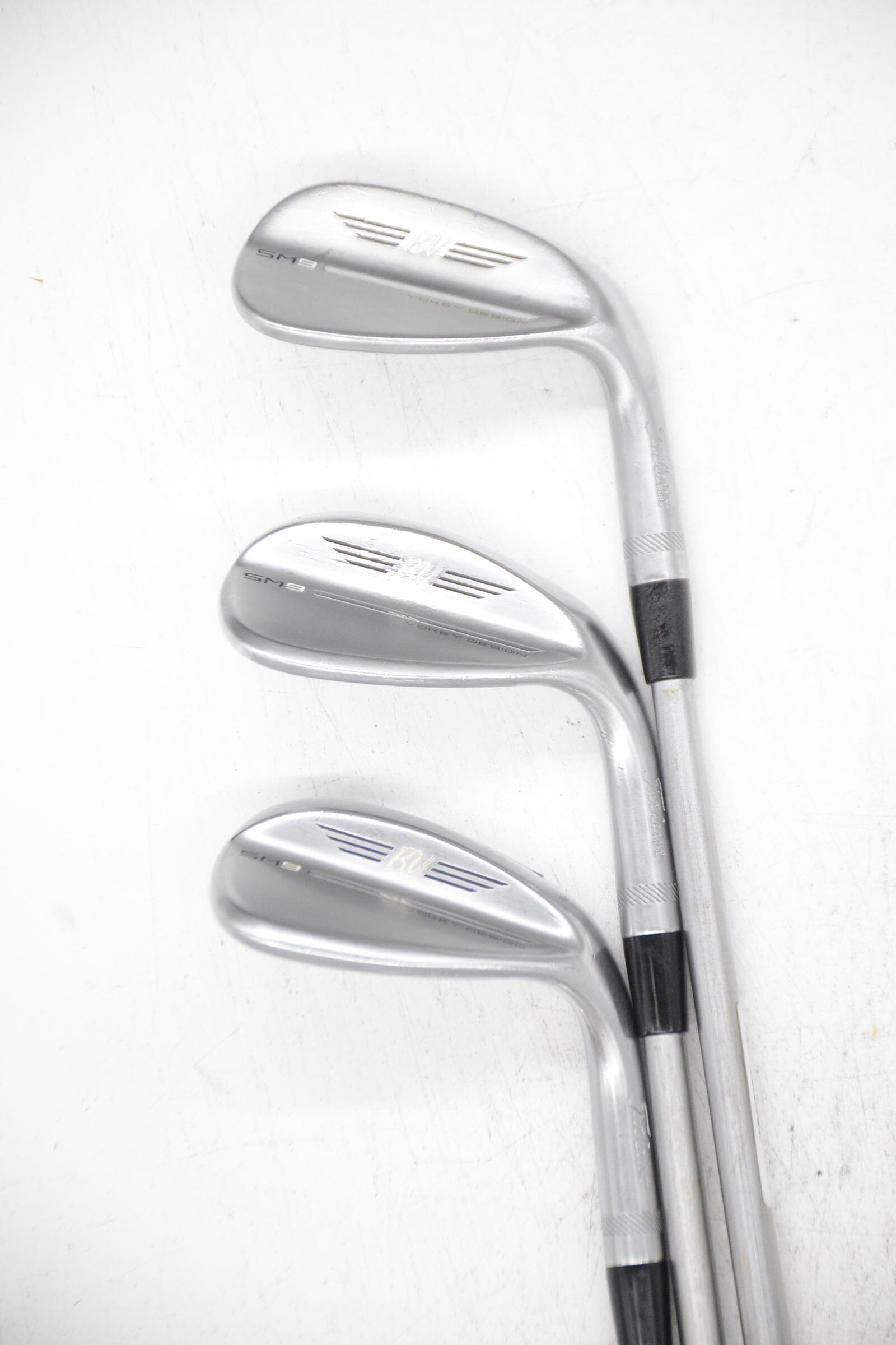 Titleist Vokey SM9 Tour Chrome 50, 54, 58 Degree Wedge Set S Flex