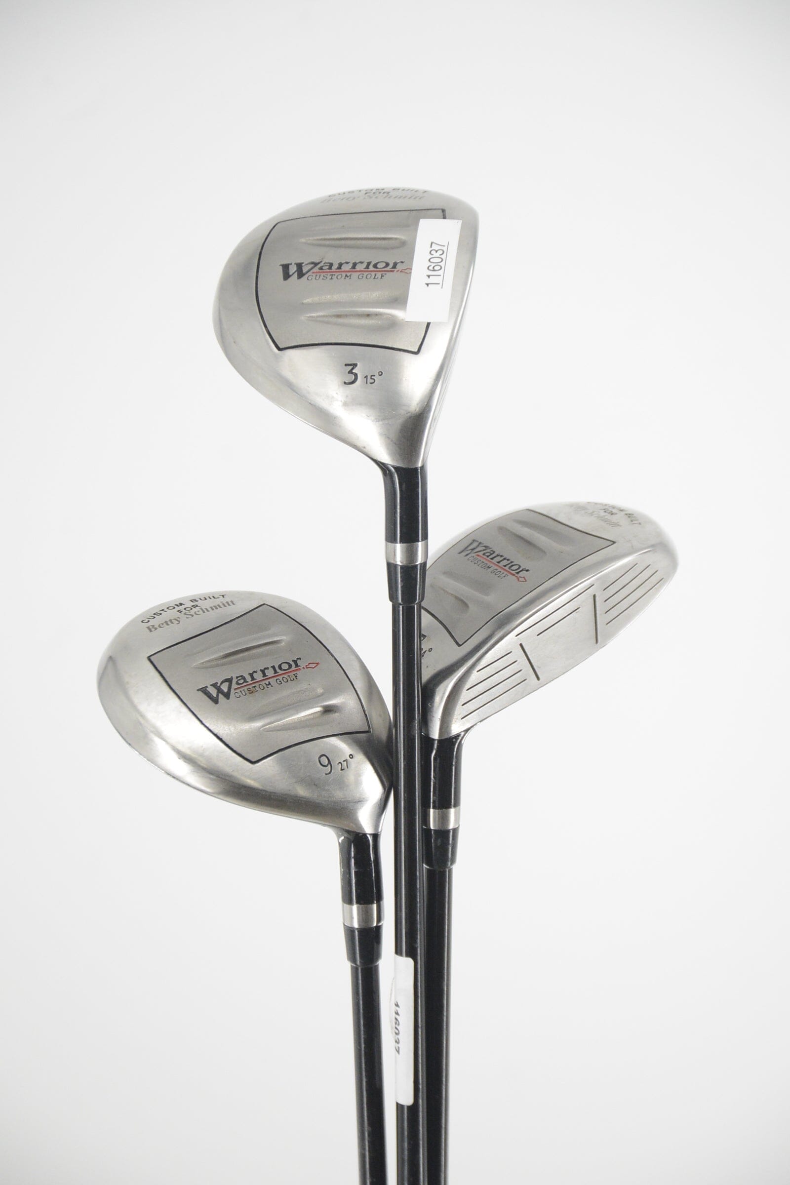 Women's Warrior Custom Golf 3W, 7W, 9W Wood Set W Flex Golf Clubs GolfRoots 