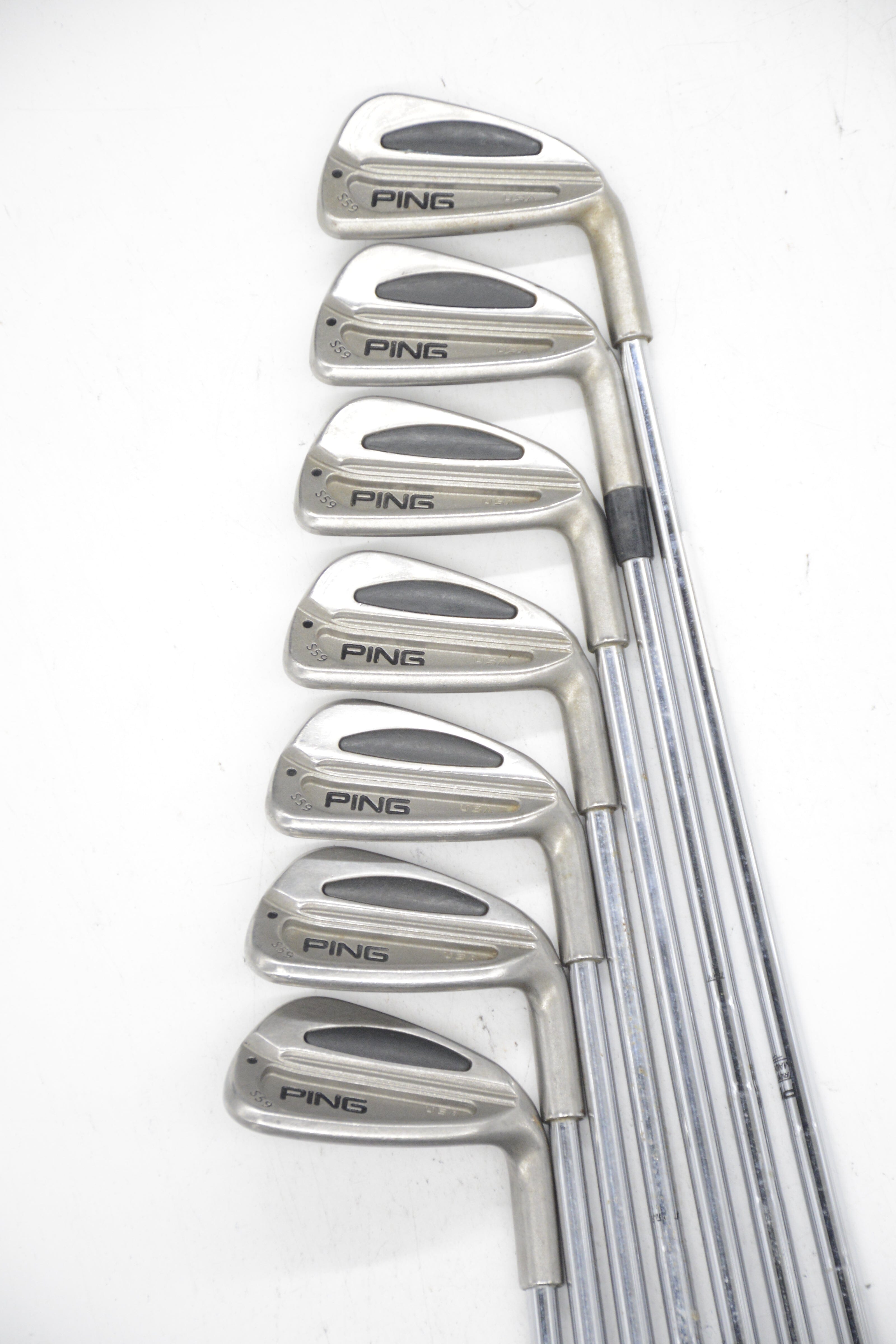 Ping S59 3-7, 9-PW Iron Set R Flex Std Length Golf Clubs GolfRoots 