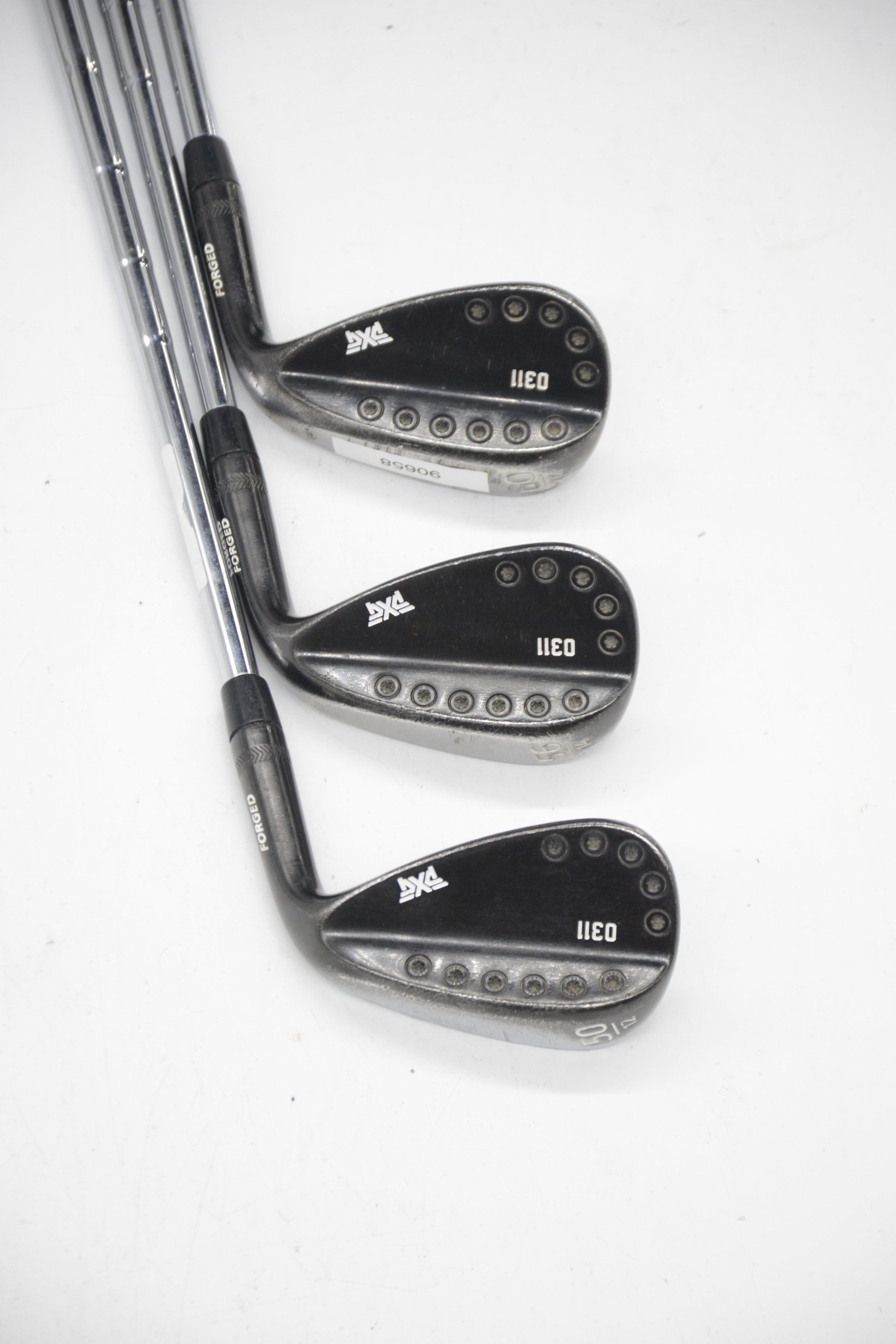 PXG 0311 Xtreme Dark 50, 56, 60 Degree Wedge Set S Flex Golf Clubs GolfRoots 