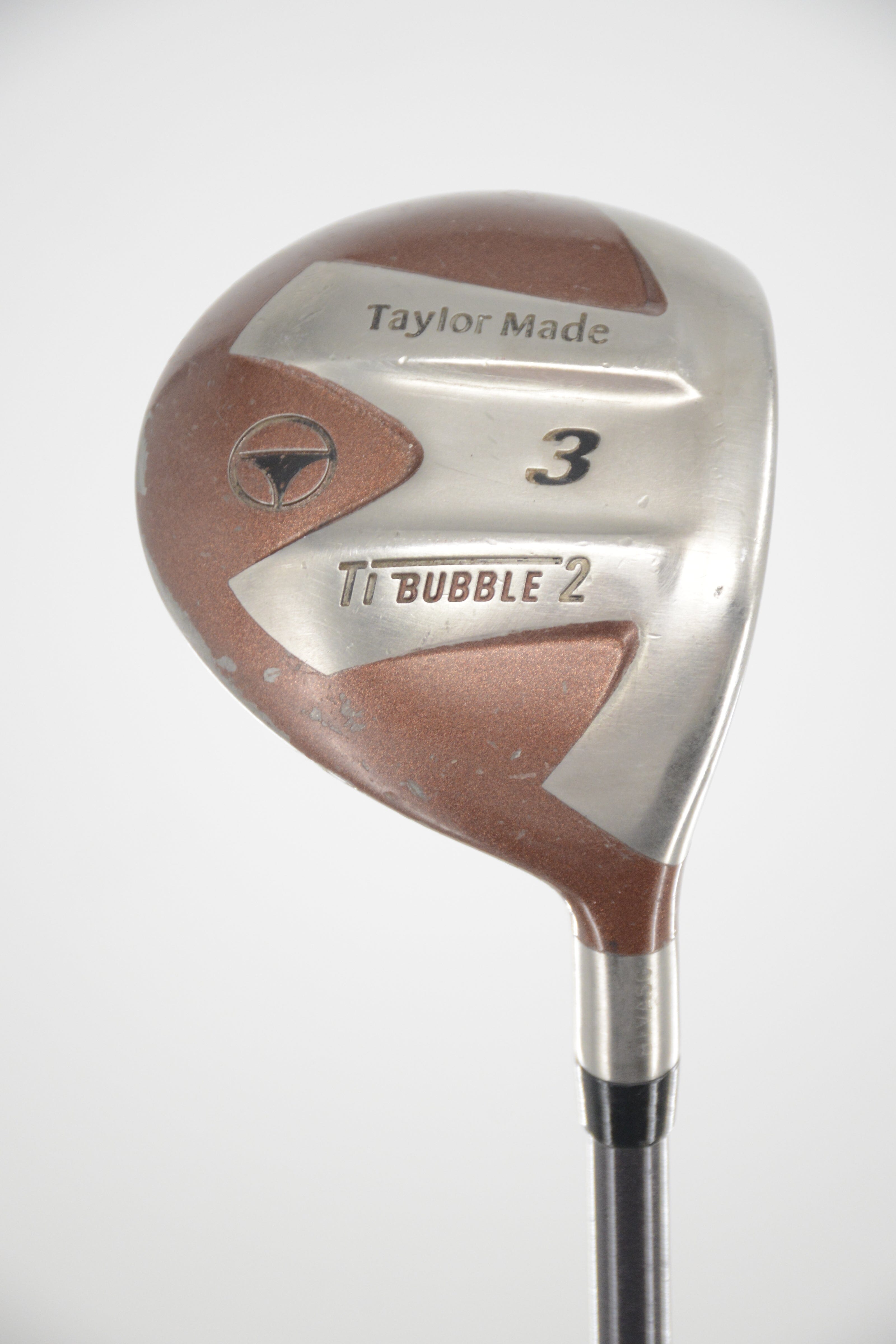 TaylorMade Titanium Bubble 2 3 Wood S Flex 43.25" Golf Clubs GolfRoots 