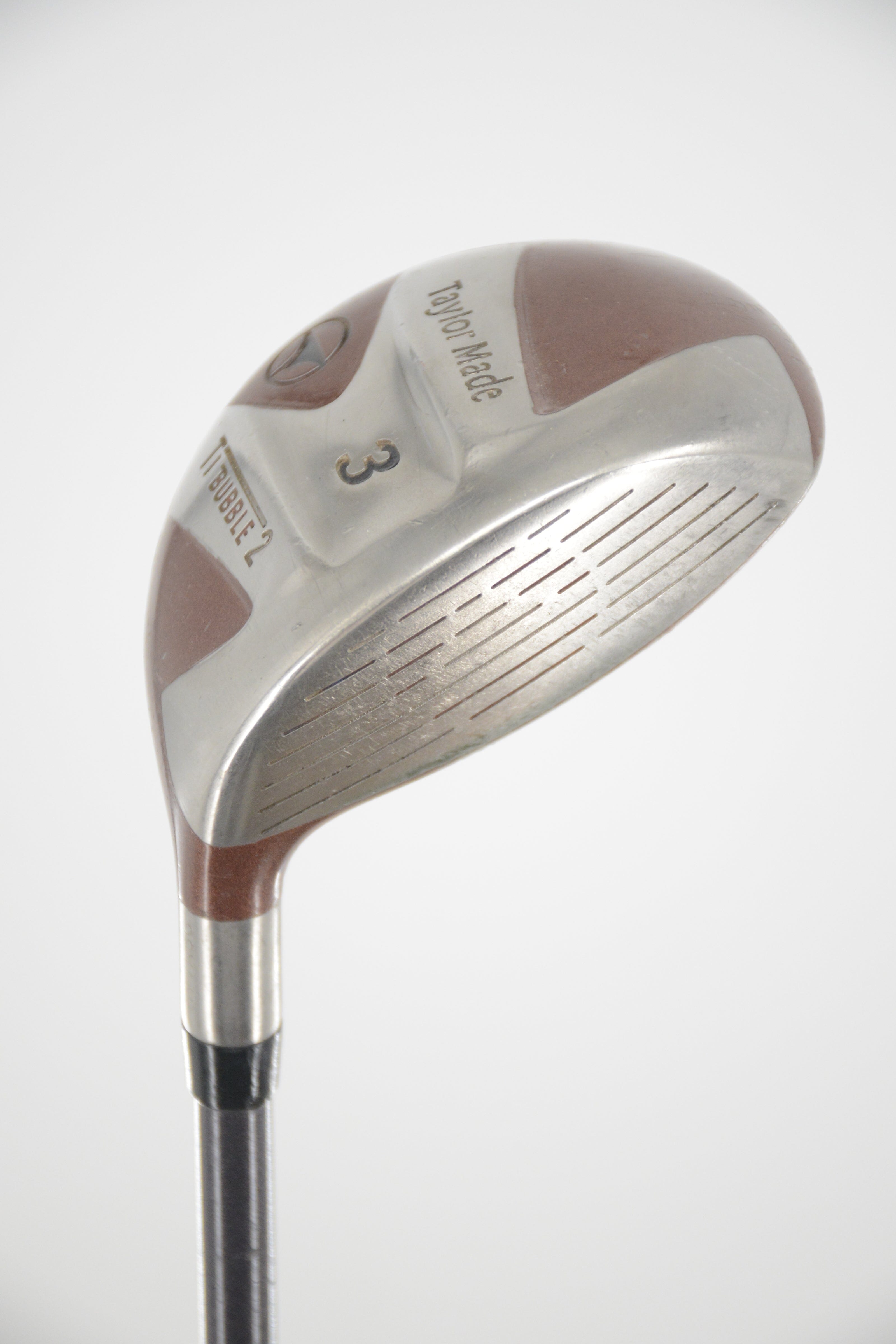 TaylorMade Titanium Bubble 2 3 Wood S Flex 43.25" Golf Clubs GolfRoots 