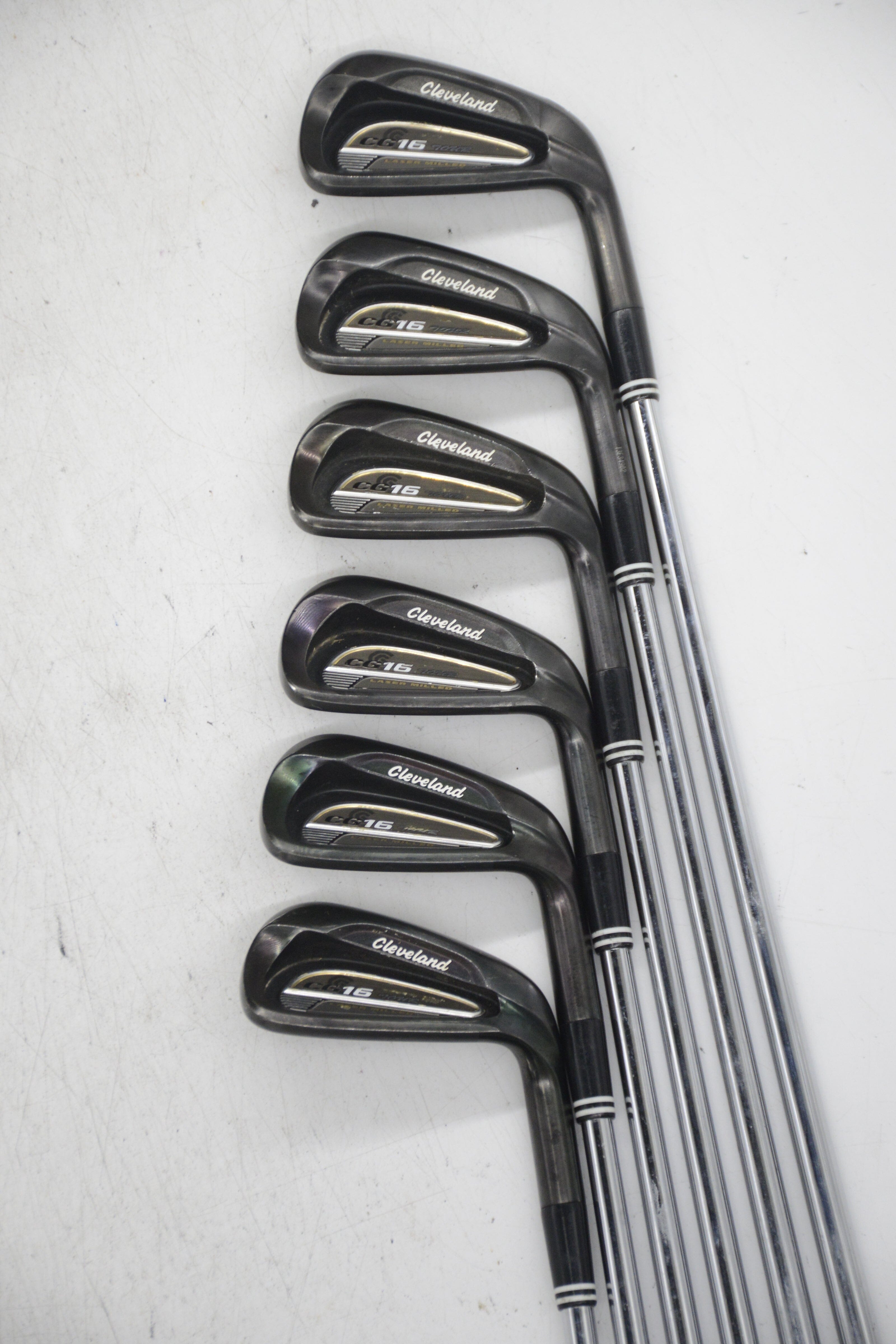 Cleveland CG16 Tour Black Pearl 5-PW Iron Set R Flex Std Length Golf Clubs GolfRoots 