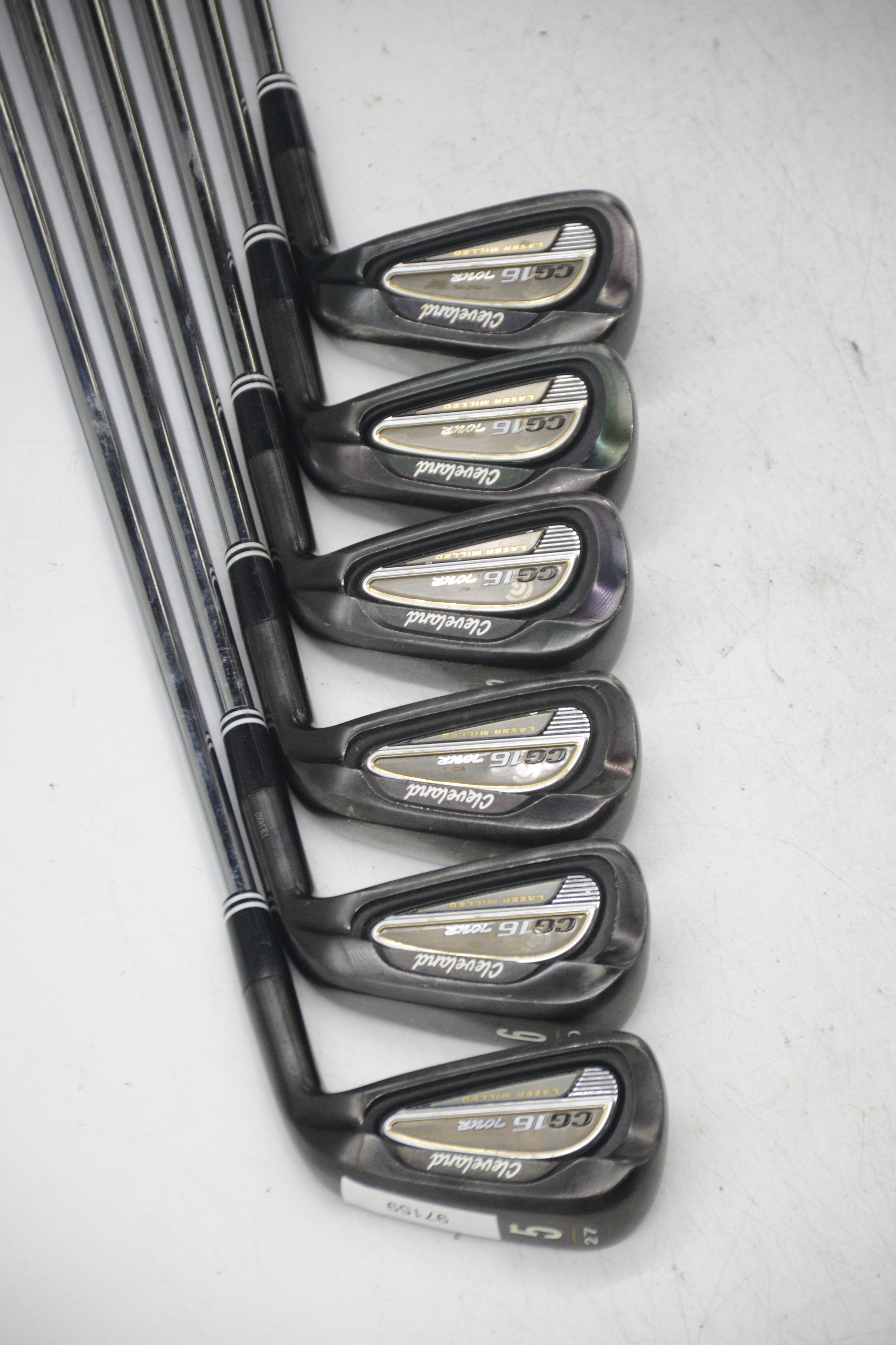 Cleveland CG16 Tour Black Pearl 5-PW Iron Set R Flex Std Length Golf Clubs GolfRoots 