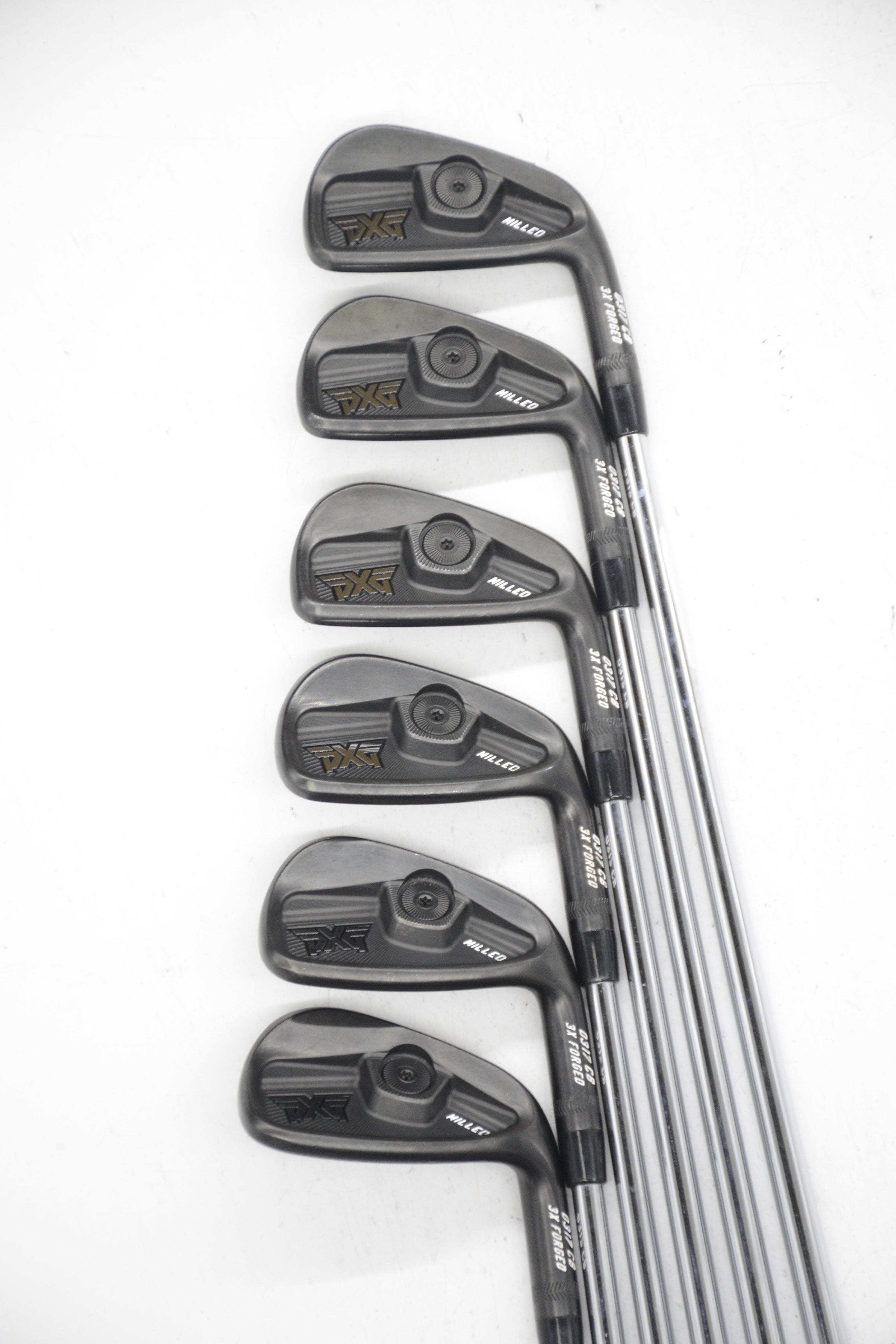 PXG 0317CB Xtreme Dark 5-PW Iron Set X Flex Std Length Golf Clubs GolfRoots 