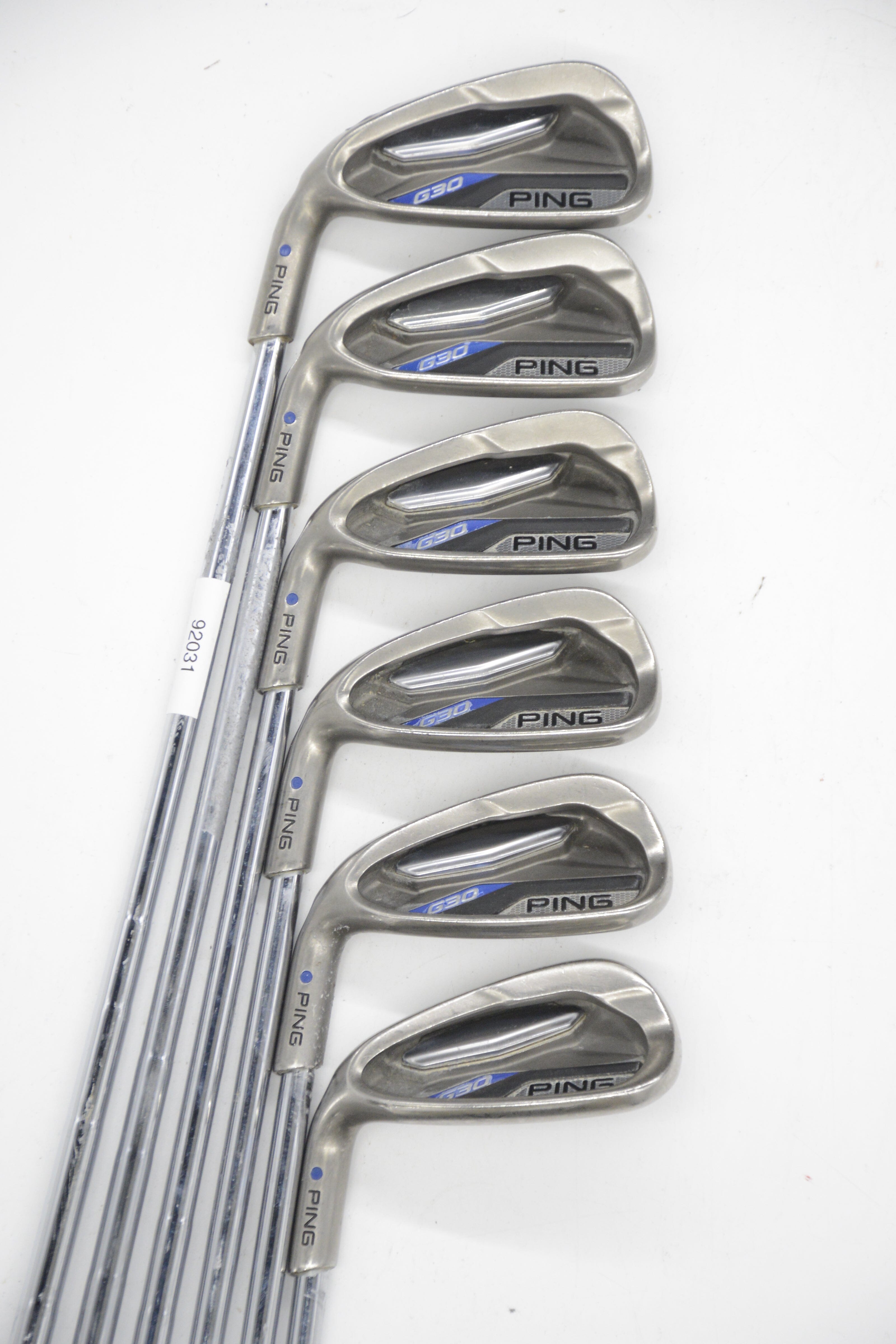 Lefty Ping G30 5-PW Iron Set S Flex +0.25" Golf Clubs GolfRoots 