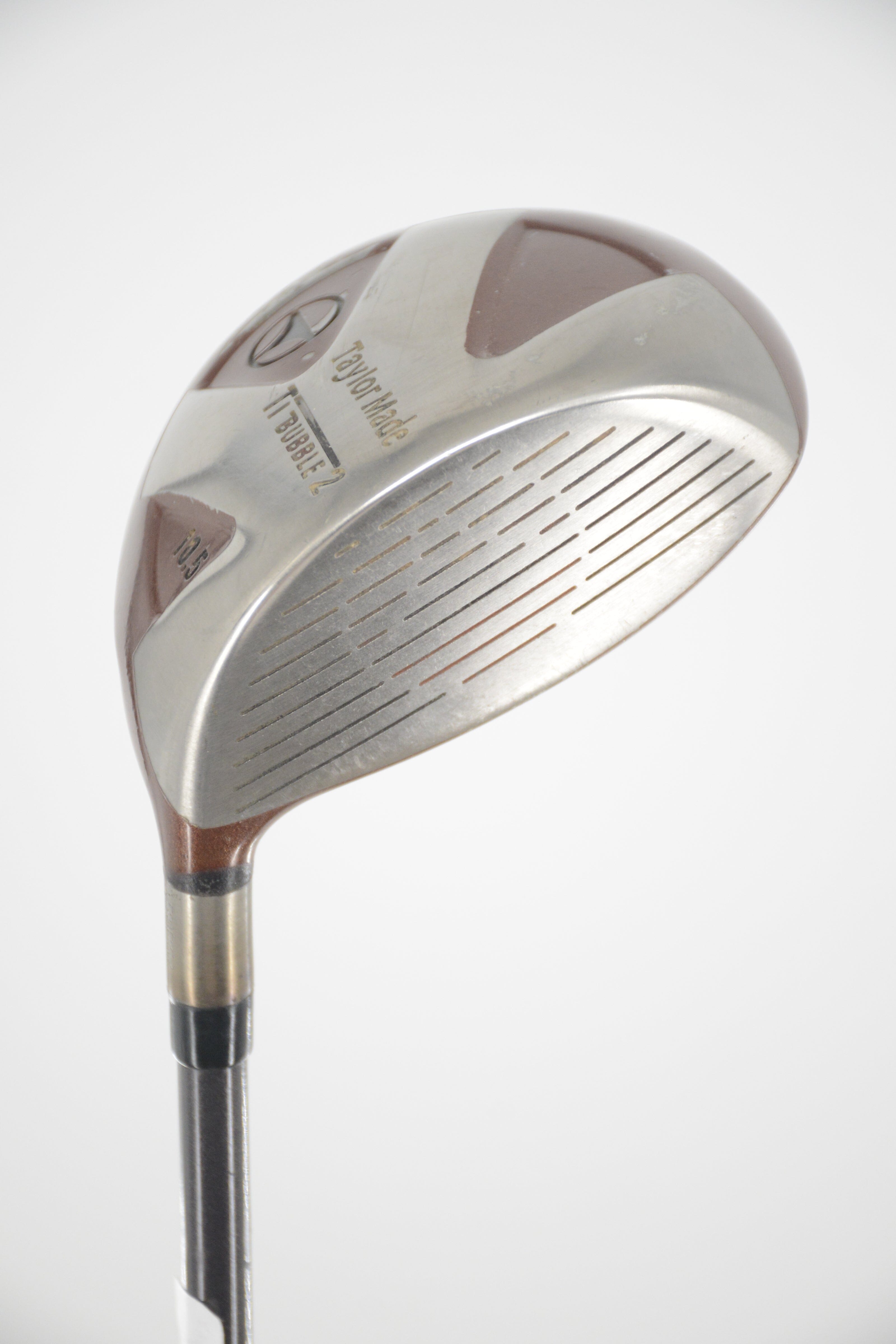 TaylorMade Titanium Bubble 2 10.5 Degree Driver S Flex 45.25" Golf Clubs GolfRoots 