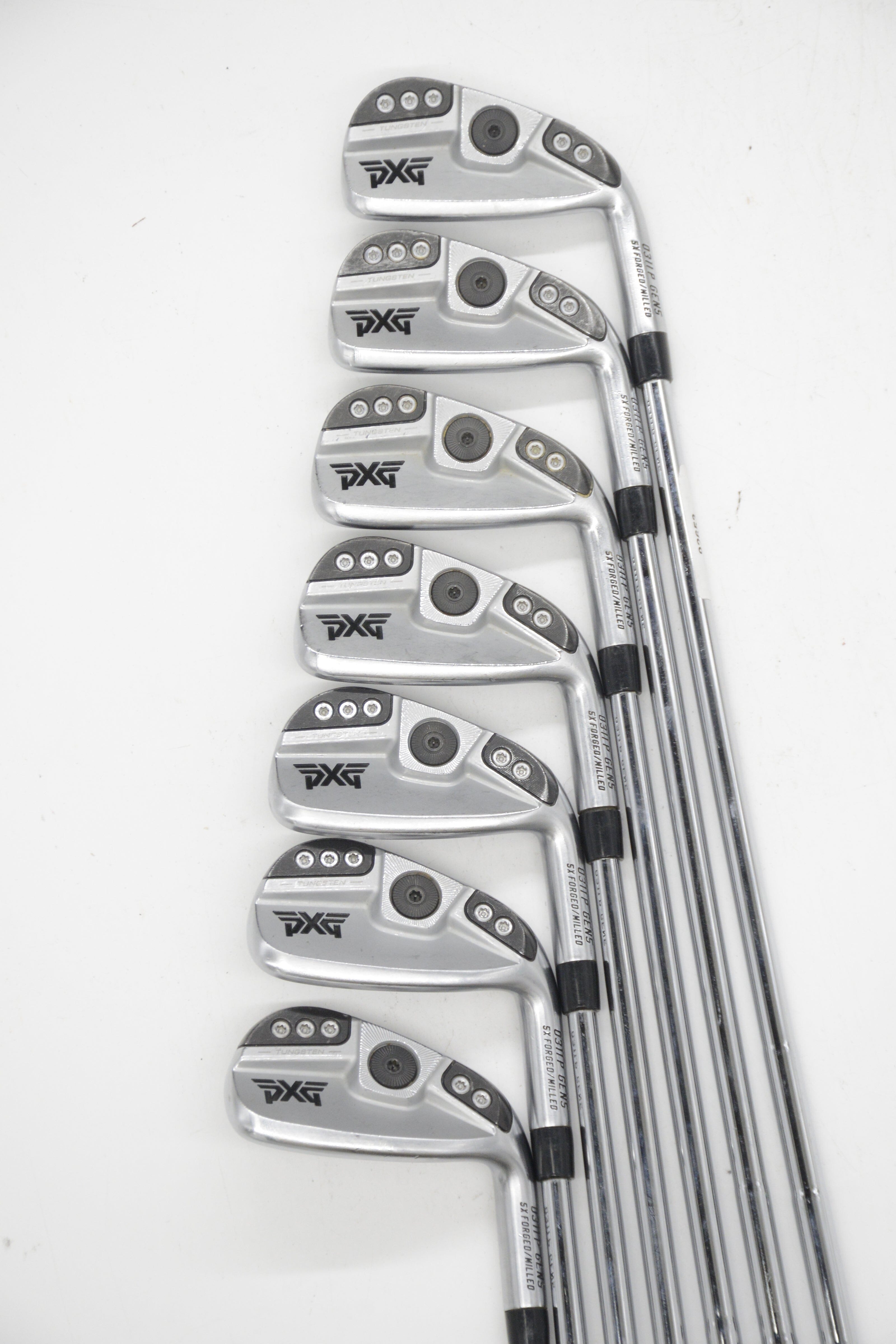 PXG 0311P Gen 5 4-PW Iron Set S Flex -0.25" Golf Clubs GolfRoots 