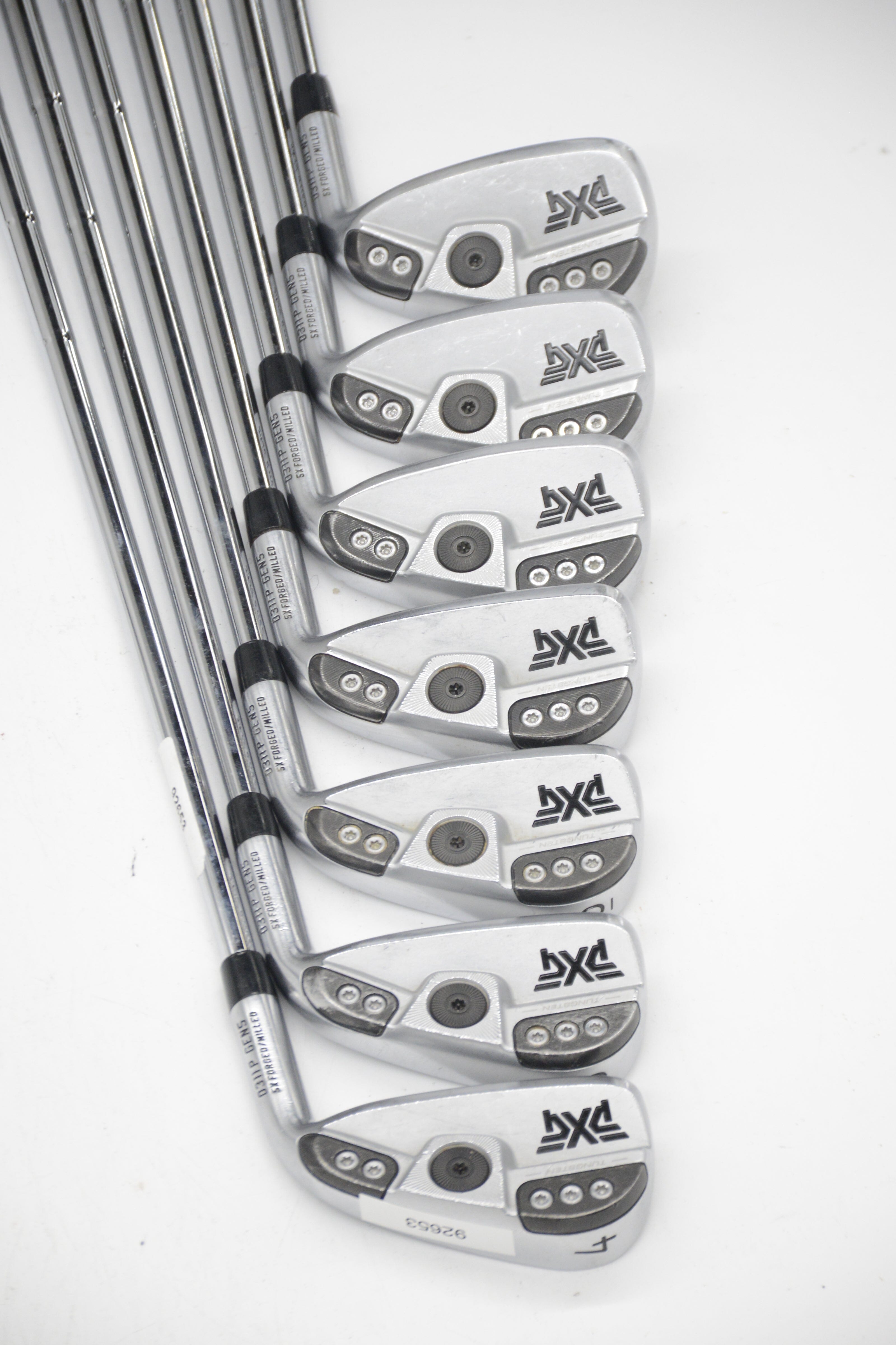 PXG 0311P Gen 5 4-PW Iron Set S Flex -0.25" Golf Clubs GolfRoots 