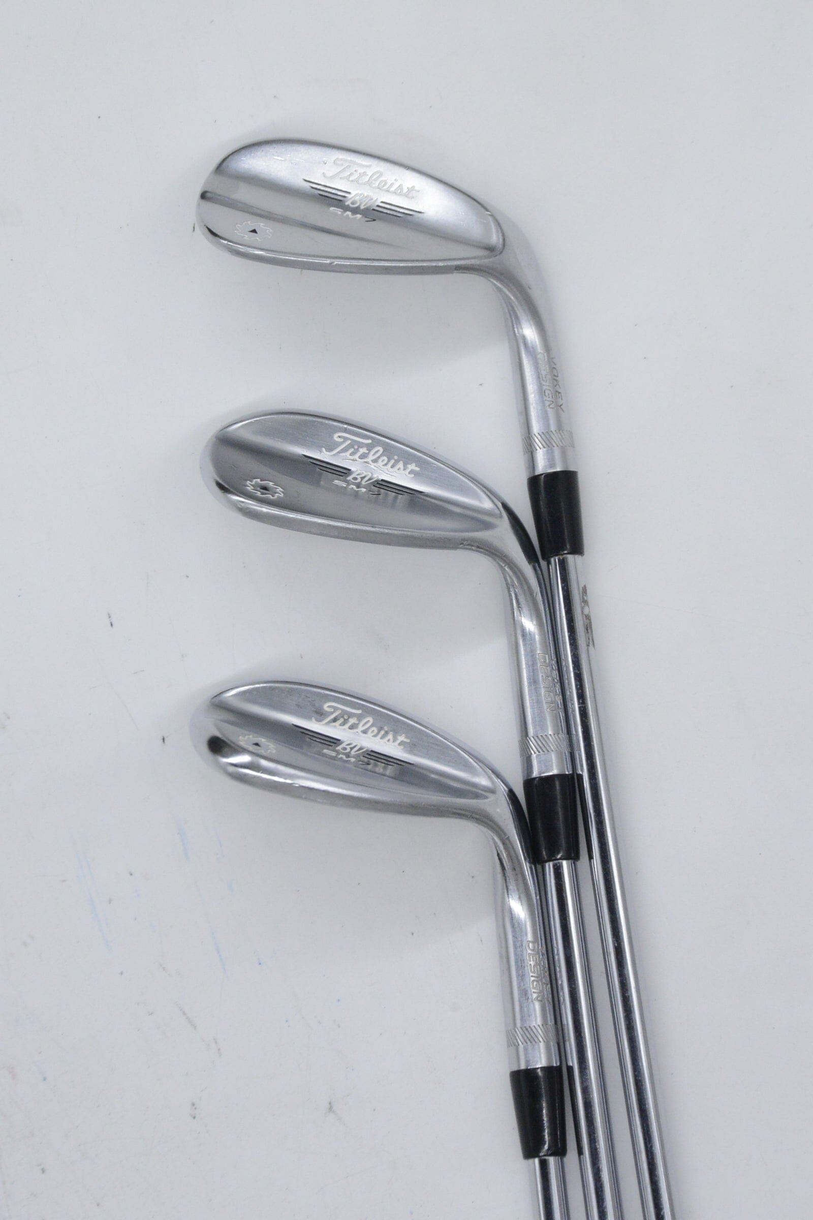 Titleist Vokey SM7 Tour Chrome 52, 56, 60 Degree Wedge Set R Flex Golf Clubs GolfRoots 