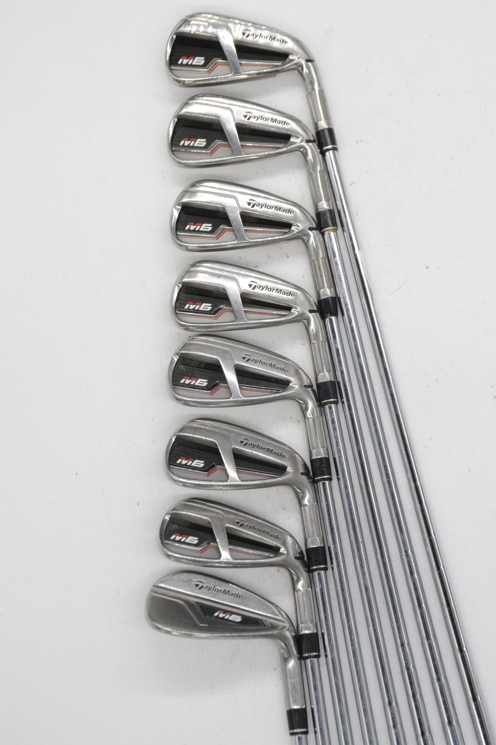 TaylorMade M6 4-AW Iron Set S Flex +0.25" Golf Clubs GolfRoots 