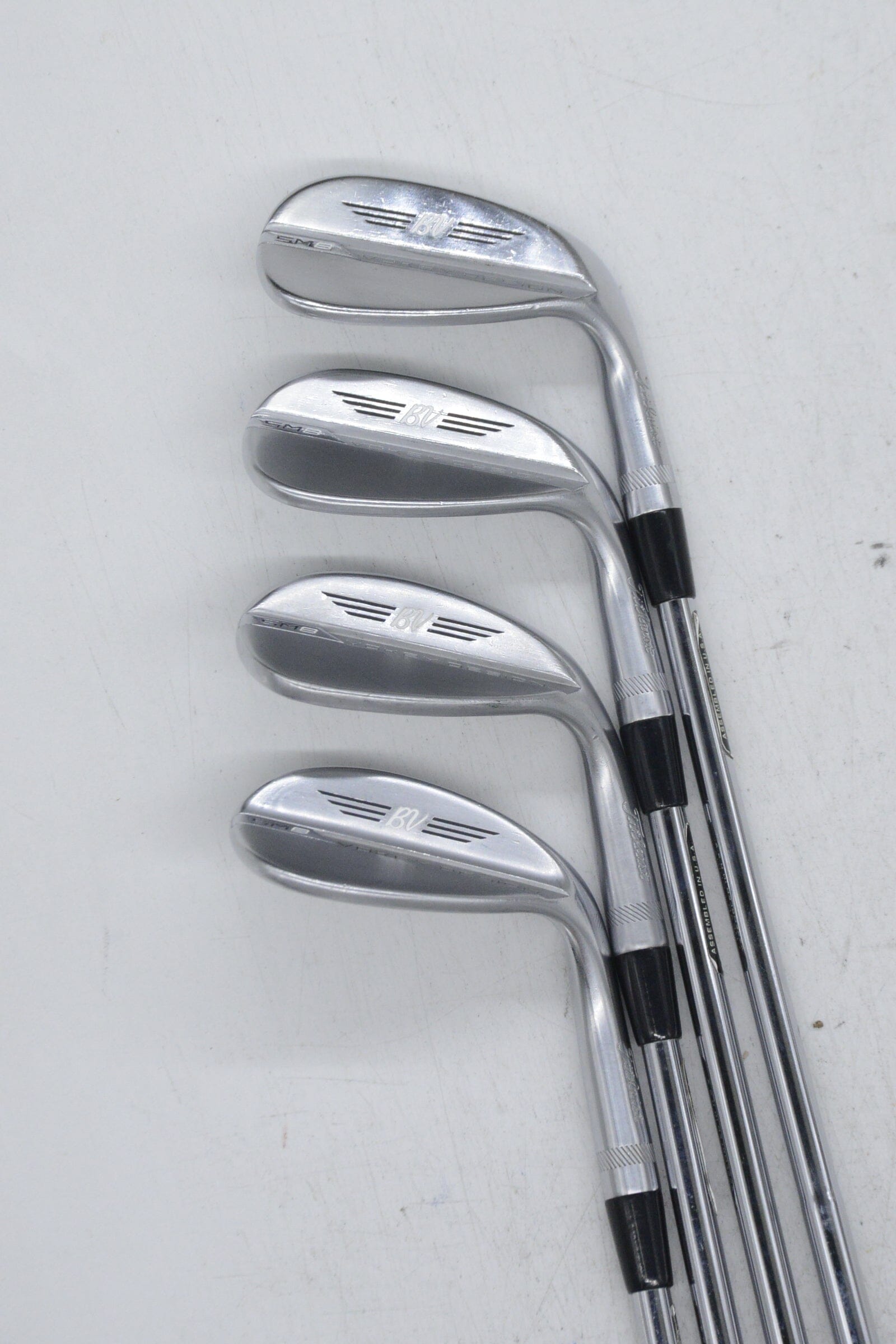 Titleist Vokey SM8 Tour Chrome 48, 52, 56, 60 Degree Wedge Set Wedge Flex Golf Clubs GolfRoots 