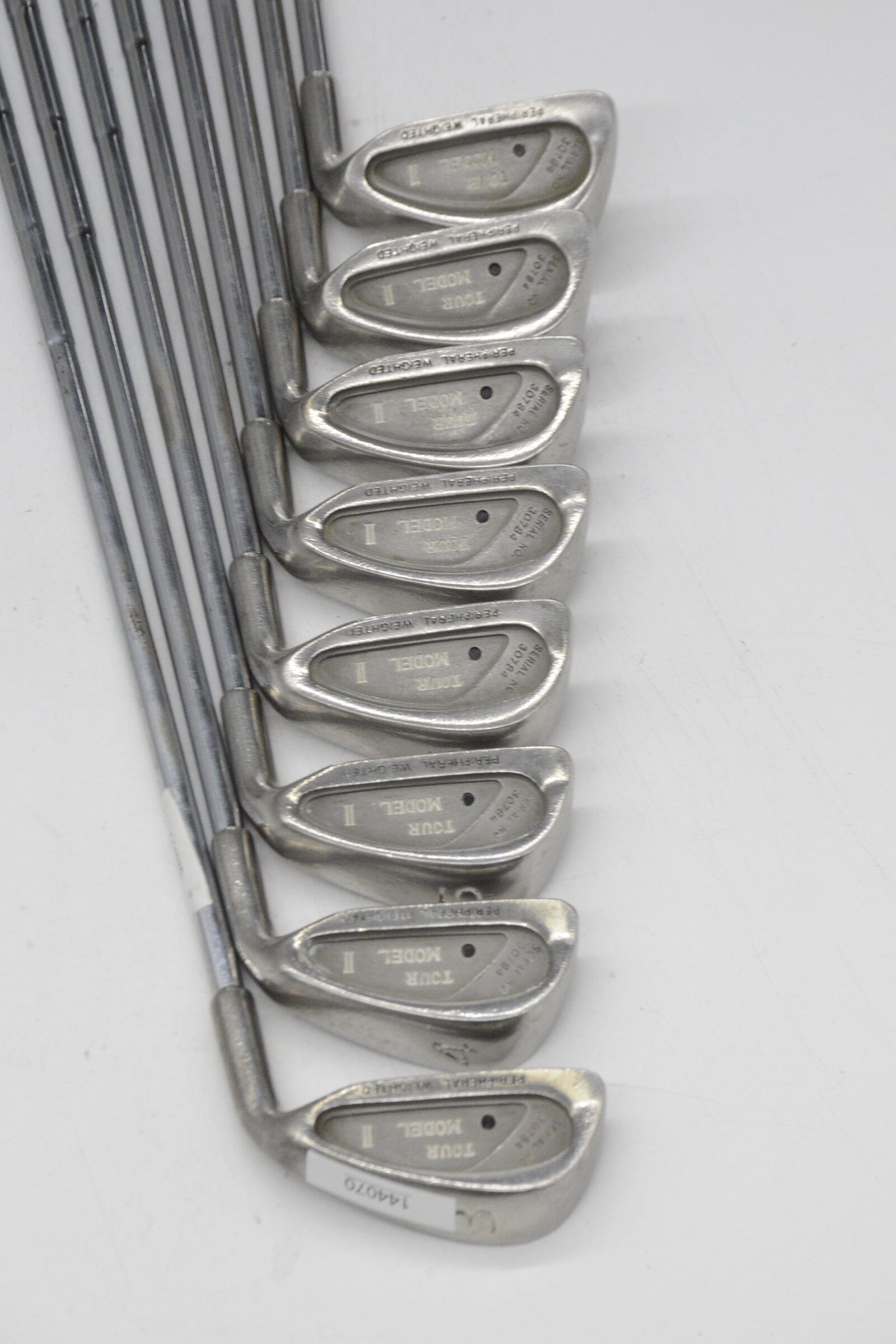 Tour Model II 3-PW Iron Set R Flex -0.5" Golf Clubs GolfRoots 