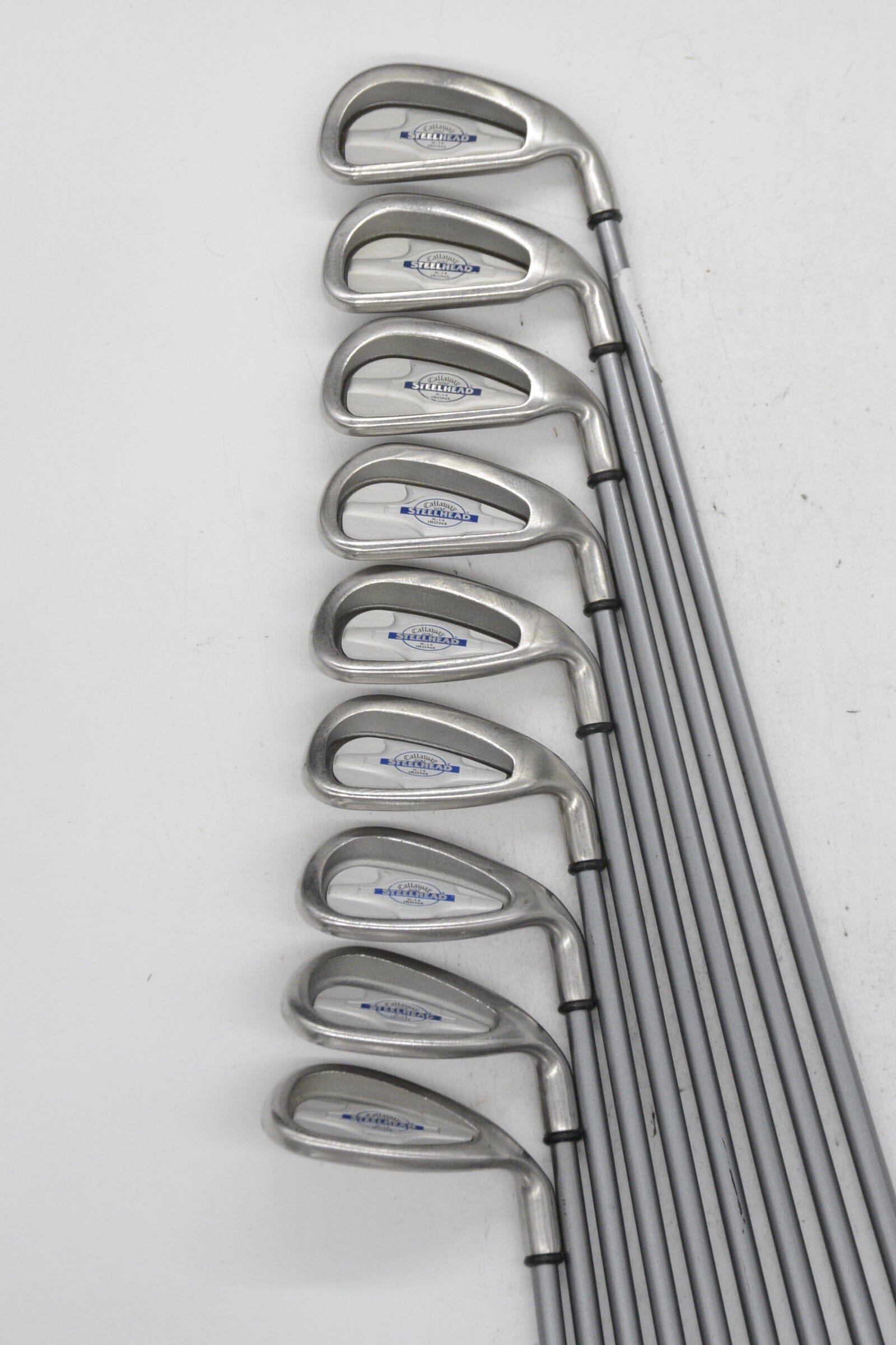 Callaway Steelhead X-14 4-PW, SW-LW Iron Set SR Flex -0.5" Golf Clubs GolfRoots 